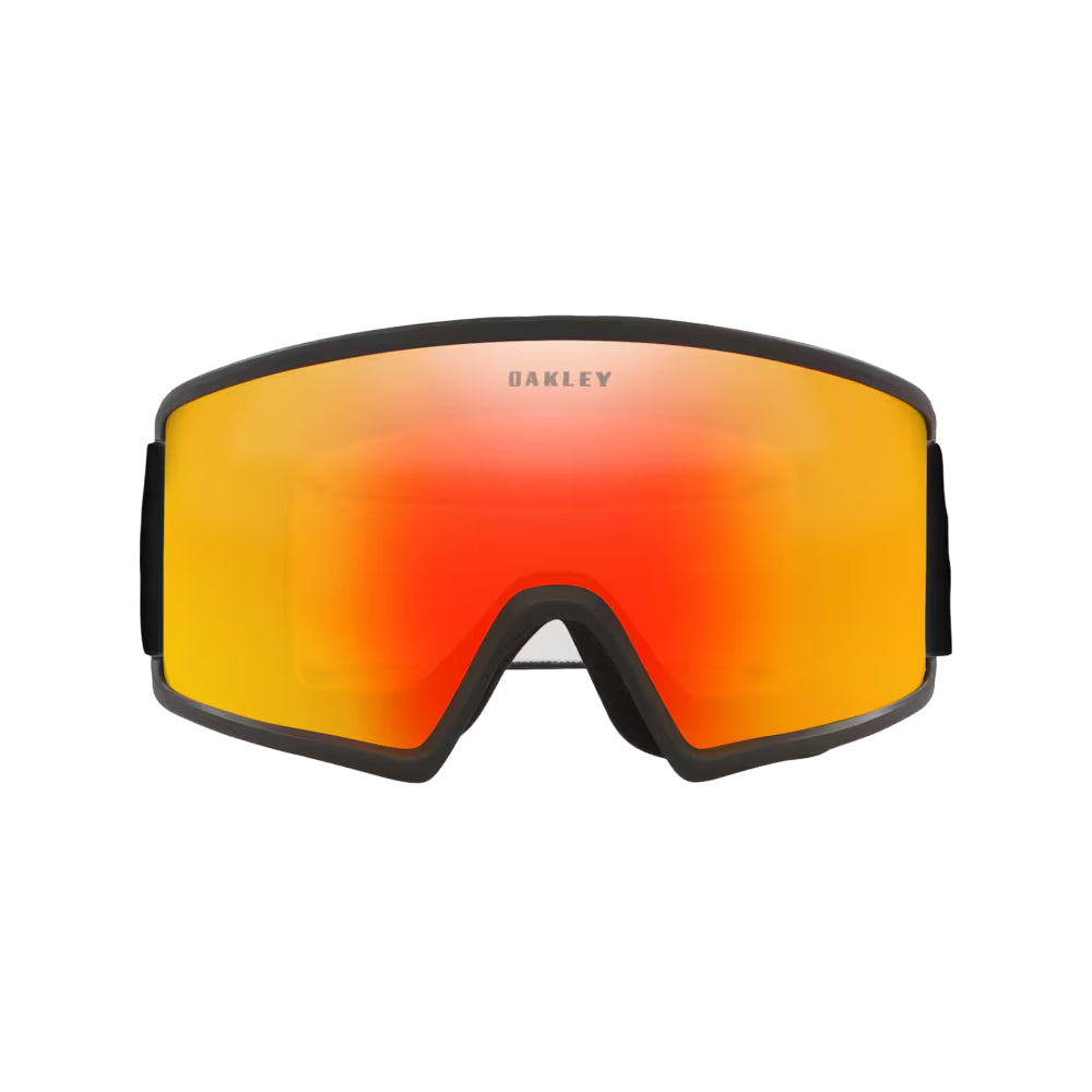 Oakley Target Line Ski Goggles - Matte Black with Fire Iridium & Persimmon Lenses - UV Protection for Snowboarding & Winter Sports