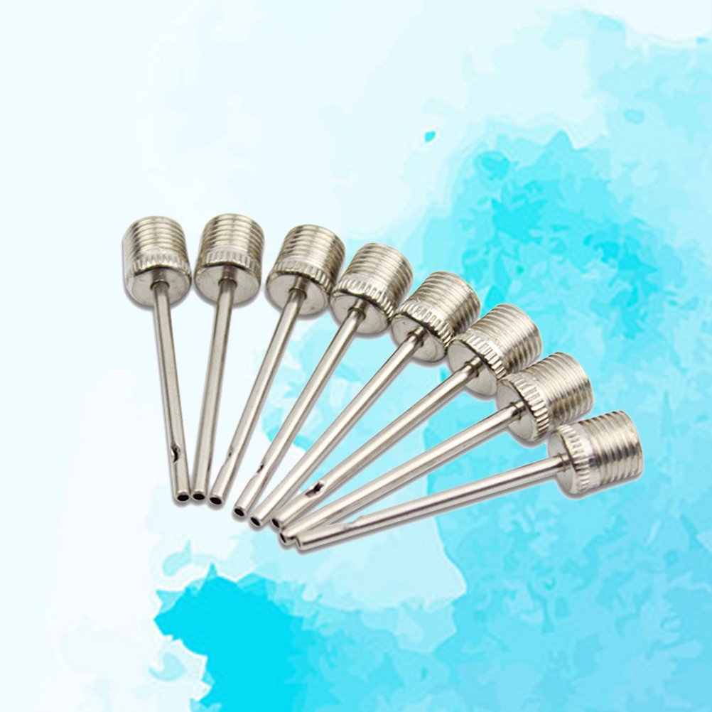 10Pcs Metallic Ball Inflation Needles - Air Pump Accessories for Sports Balls (Football, Basketball, Soccer, Volleyball) - Perfect for Home, Gym & Field Equipment Maintenance