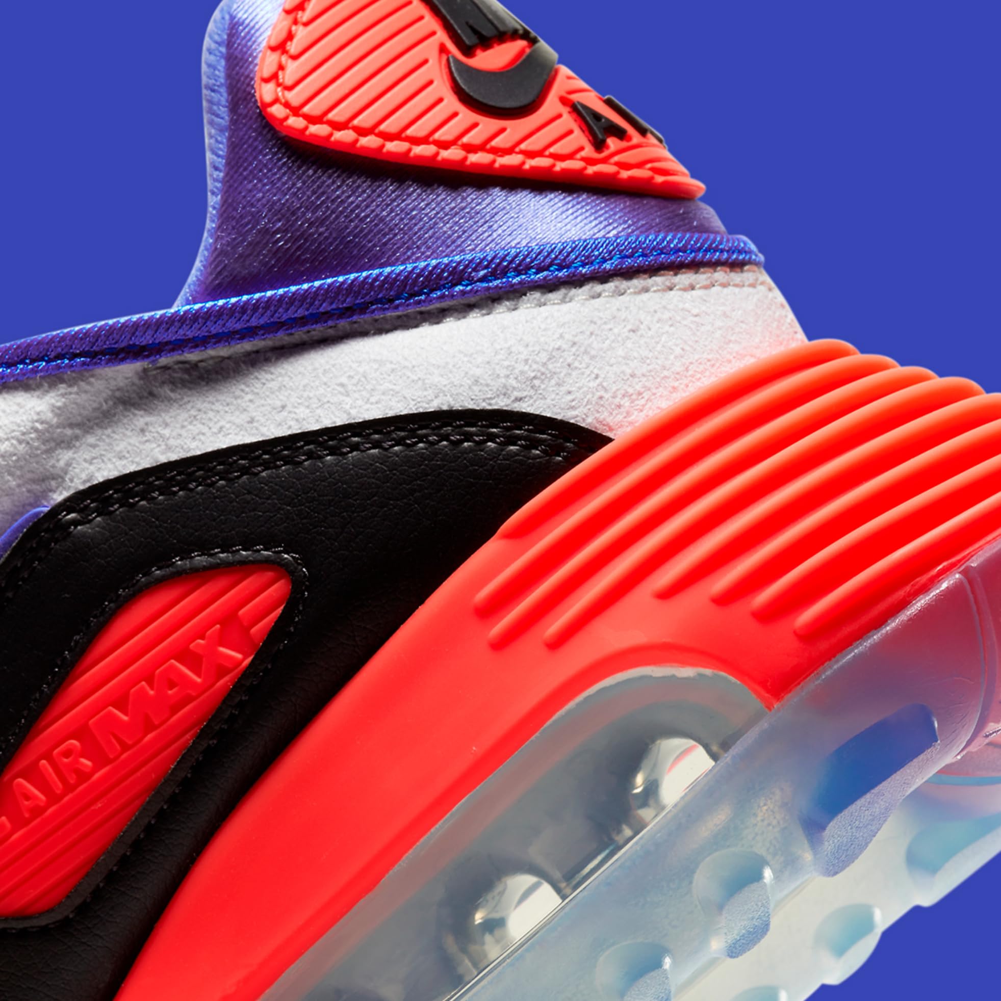 Nike Air Max 2090 EOI Men's Running Shoes - Size 9.5, White/Blue/Crimson - Lightweight Cushioned Sneakers for Jogging, Gym & Casual Wear