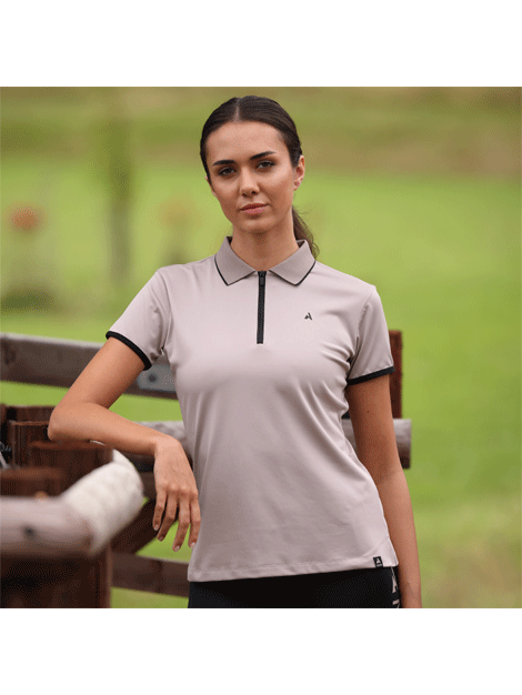 Aubrion React Tech Polo Shirt for Women - Moisture Wicking, Breathable & Comfortable - Perfect for Workouts, Running & Outdoor Activities