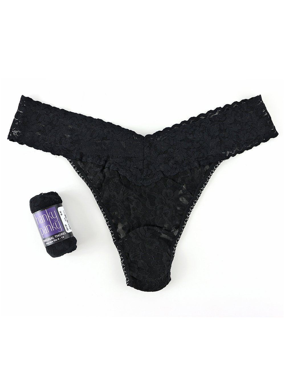 Signature Lace Original Rise Thong - Soft & Comfortable Women's Underwear for Everyday Wear, Date Night & Special Occasions