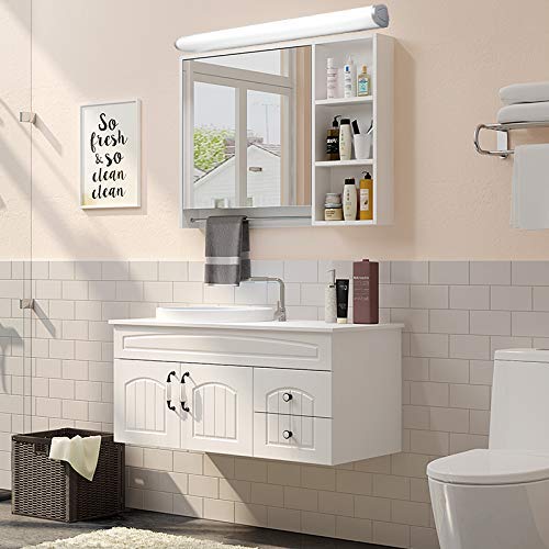 Modern LED Vanity Light - 18W 4500K Eye-Caring Bathroom Wall Light with IP44 Waterproof & Rustproof Aluminum Design - 28 Inch Warm White for Bathroom, Makeup Area, Dressing Room Interior Lighting