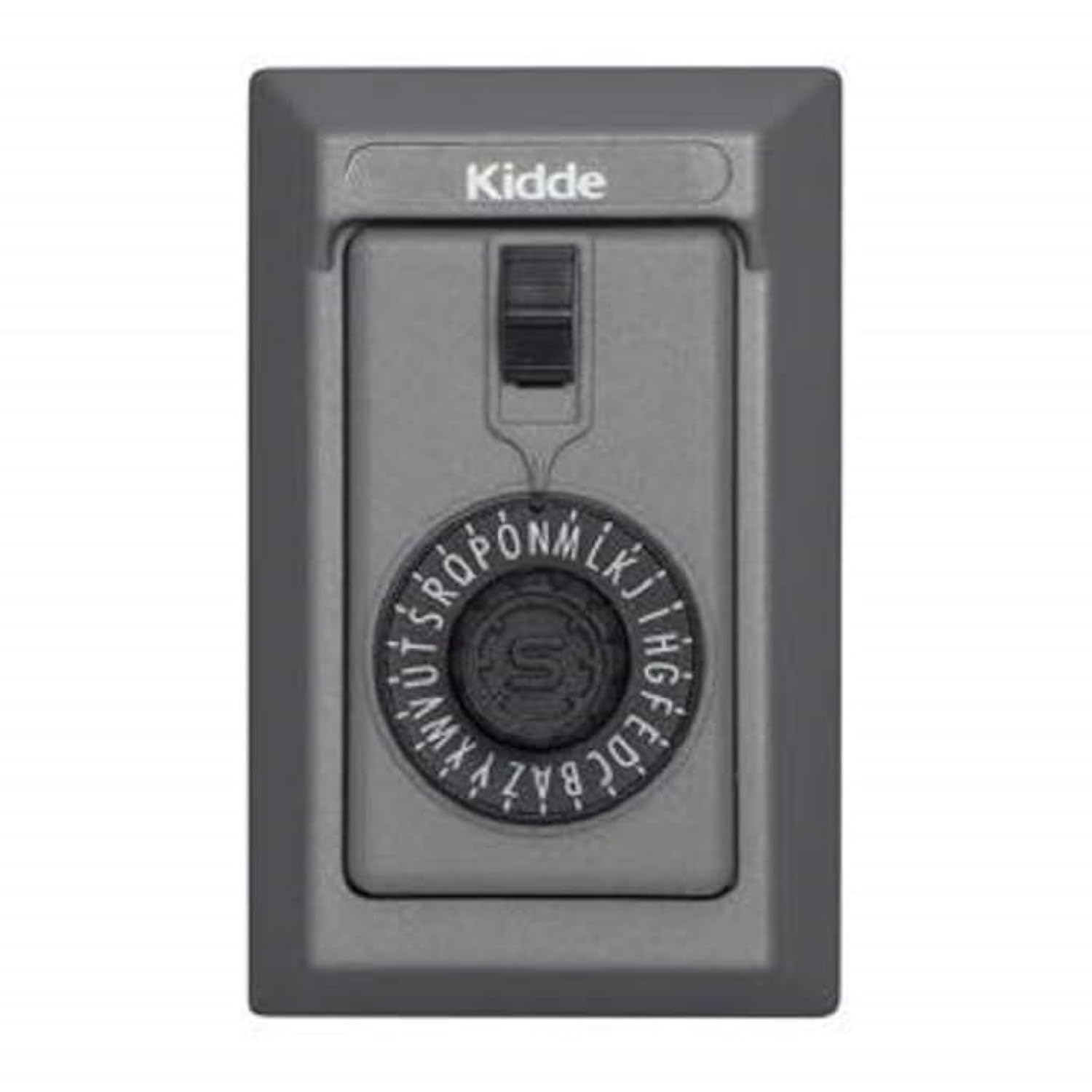 Kidde AccessPoint 001014 Key Safe - 5-Key Permanent Lock Box with Secure Spin Dial in Titanium Gray - Perfect for Home, Office, and Vacation Rental Key Storage