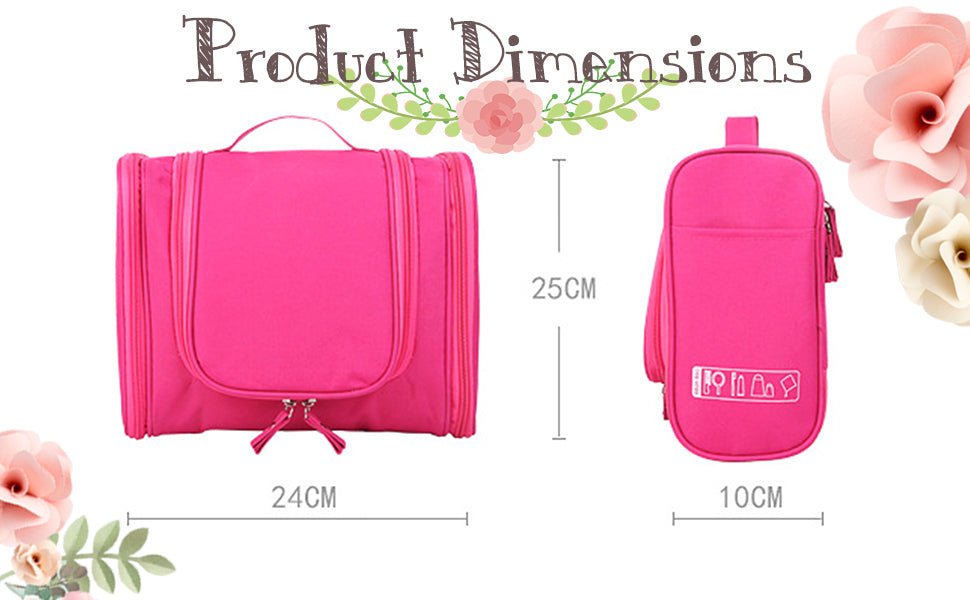Stylish Waterproof Makeup & Travel Organizer Bag S307 - Perfect for Cosmetics Storage, Gym Essentials & Weekend Getaways