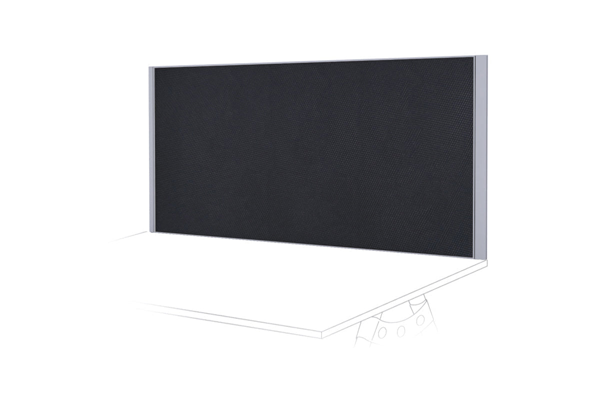 Silver Frame Desk Mounted Privacy Screen with Clamp Bracket - Perfect for Office, Home & Workspace Computer Monitor Privacy Protection