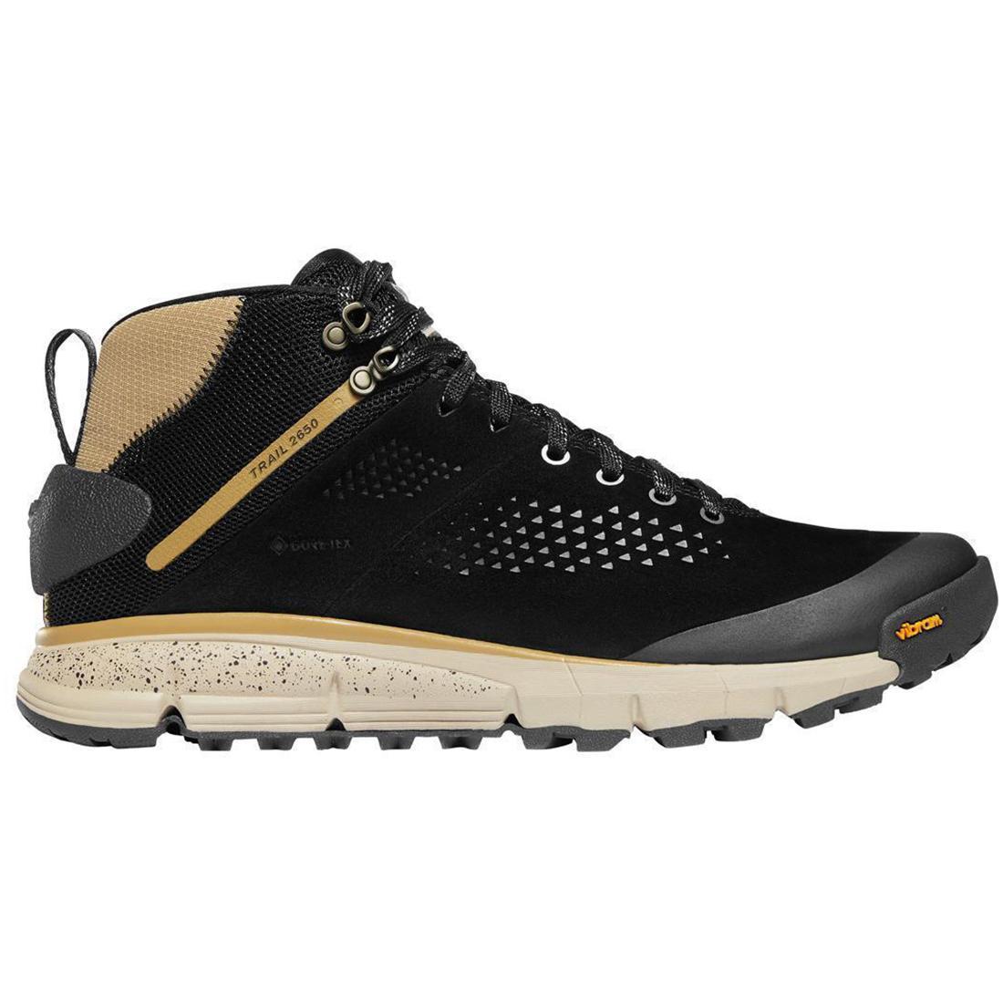 **Men's Trail 2650 Mid 4 GTX Hiking Boots - Waterproof, Lightweight & Durable for Outdoor Adventures - Black/Khaki**    *(Perfect for Hiking, Backpacking, and Mountain Trekking - Ideal for All-Season Use on Rough Terrains)*