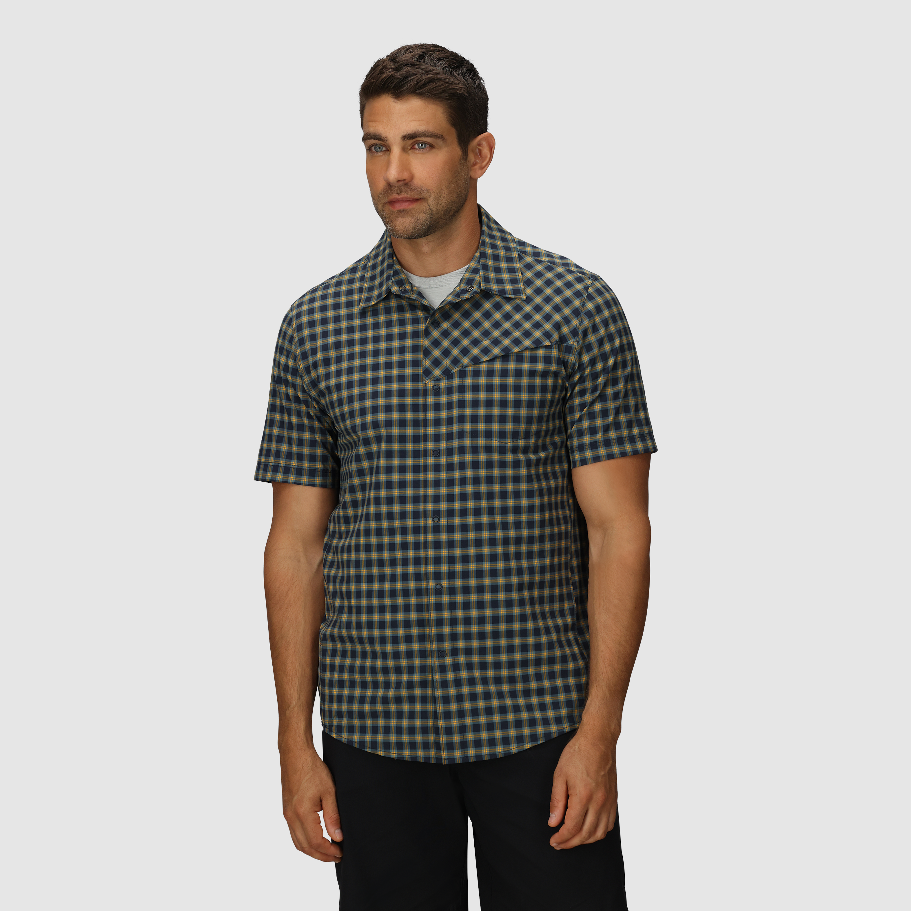 Men's Astroman Short Sleeve Sun Shirt - UPF 50+ UV Protection, Quick Dry & Breathable for Outdoor Activities, Hiking, Fishing & Beach