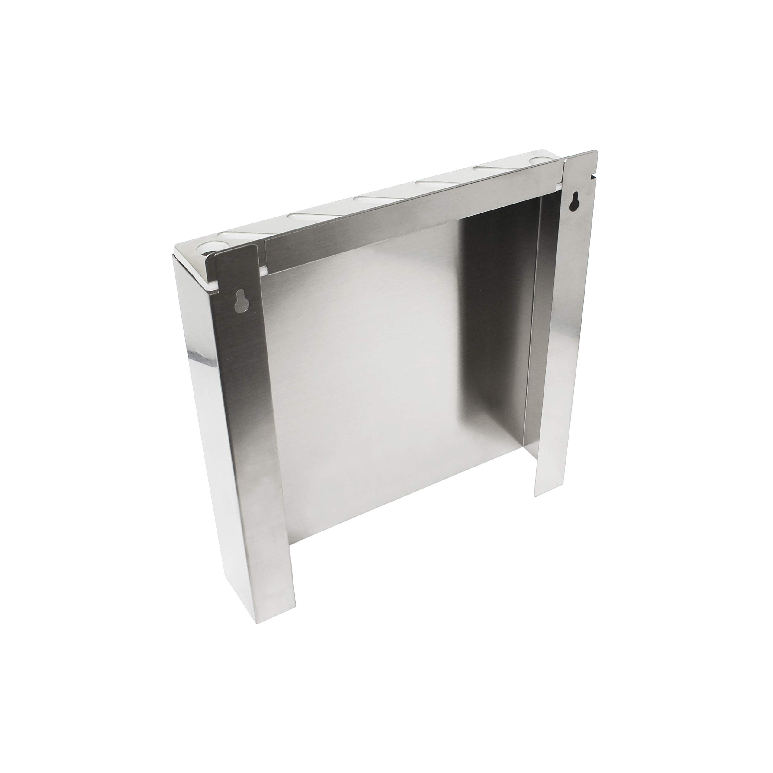 Premium Stainless Steel Knife Holder - 6 Slot Wall Mount Knife Storage Organizer for Kitchen Counter - Perfect for Chefs, Home Cooks & Culinary Enthusiasts
