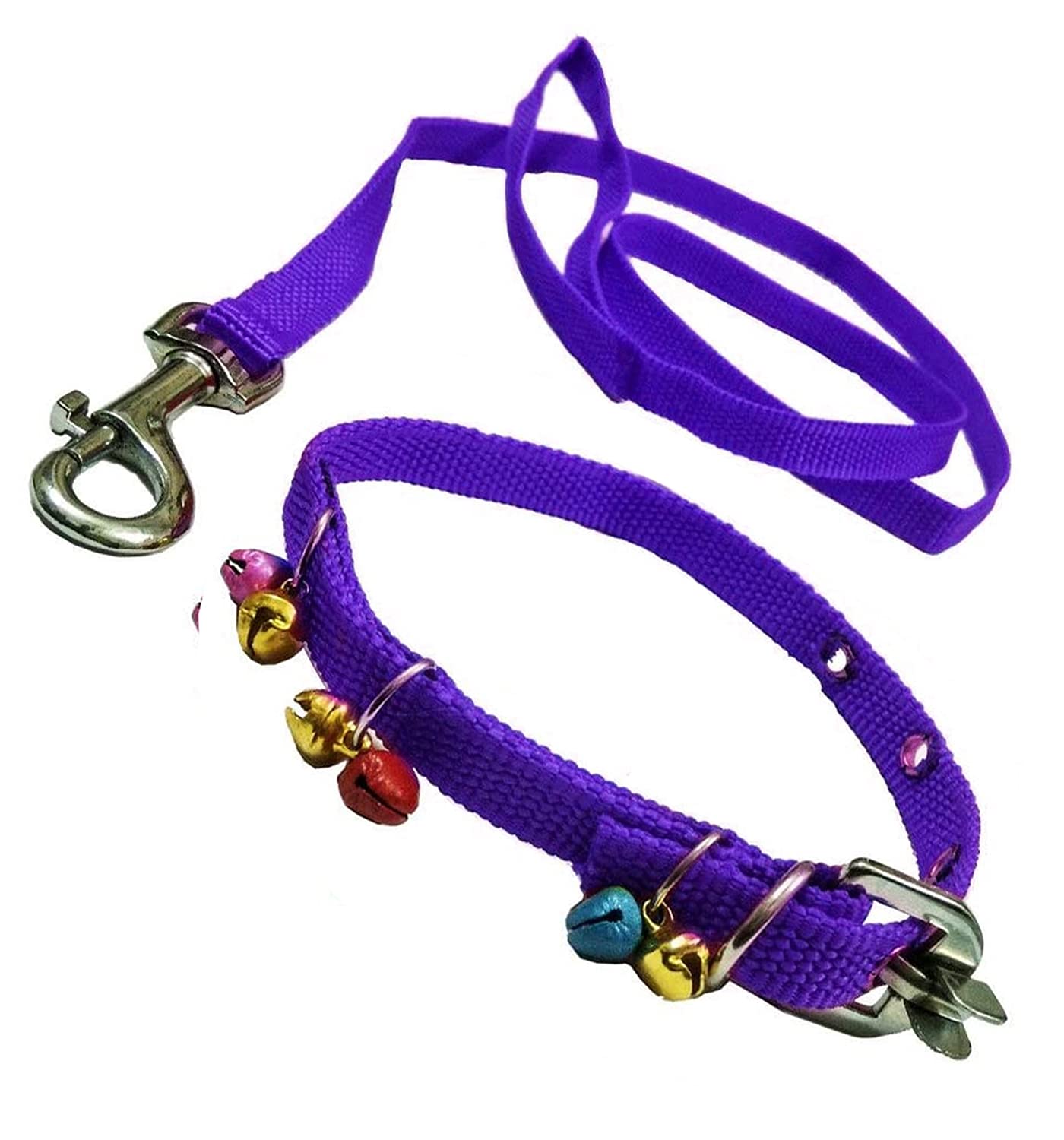 VRCT Nylon Puppy Dog Collar & Leash Set - Extra Small (XS) 43x125cm - Adjustable & Durable Pet Accessories for Small Dogs - Perfect for Walking, Training & Outdoor Adventures