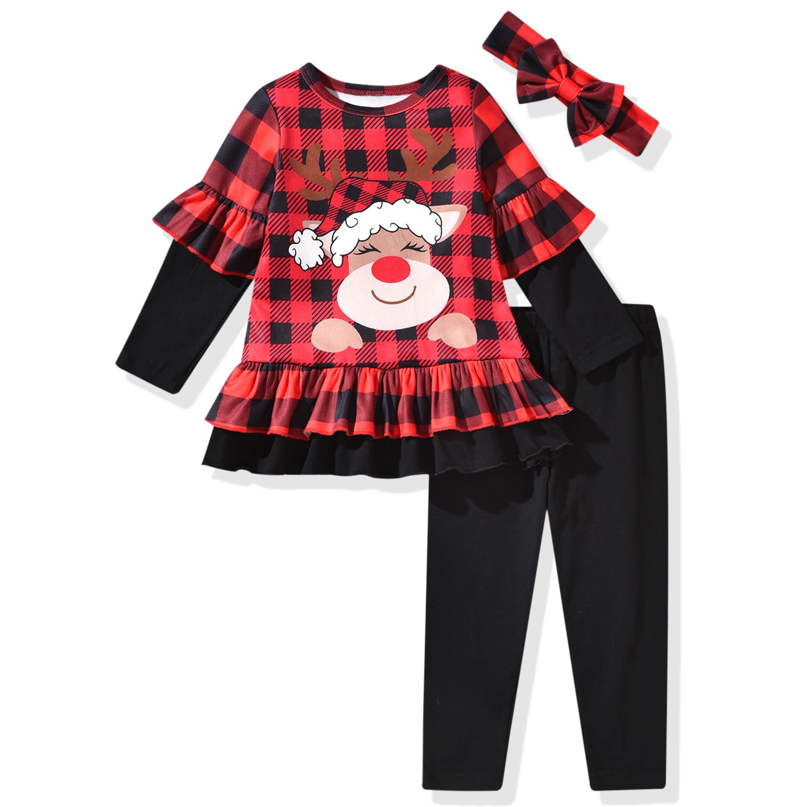 Adorable Valentine's Day Outfit for Toddler Girls - Floral Dress & Headband Set | Perfect for Valentine's Parties, Photos & Special Occasions