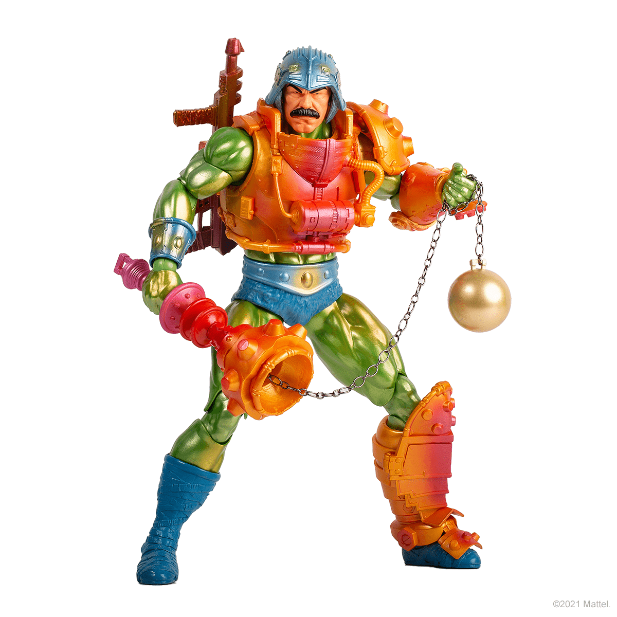 Masters of the Universe Man At Arms 1/6 Scale Action Figure - MOTUbi Variant Collectible for Display & Role Play | Perfect for Fans, Collectors & Home Decor