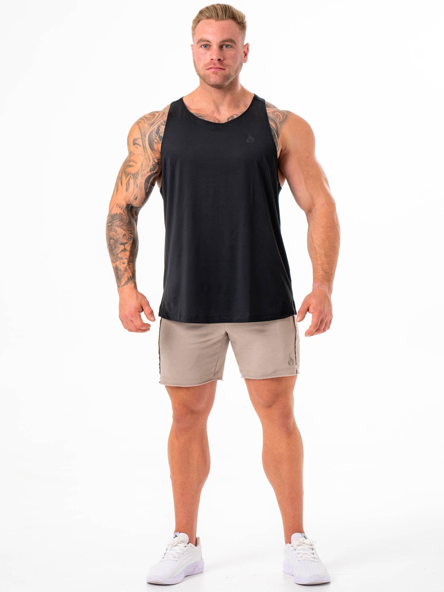 Men's Taupe Pursuit Track Shorts - Lightweight Running & Gym Workout Shorts for Men - Perfect for Jogging, Training & Casual Wear