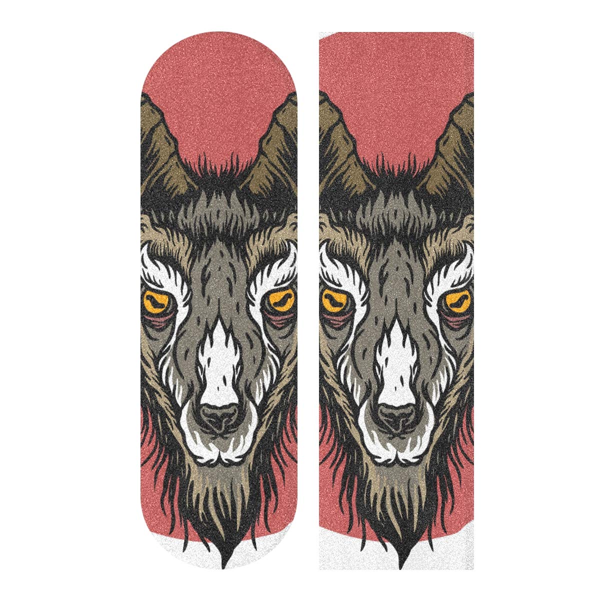Premium 33 x 9 Inch Skateboard Grip Tape - Non-Slip Sandpaper Griptape for Longboard & Rollerboard | Bubble-Free Adhesive | Perfect for Street Skating, Tricks & Commuting