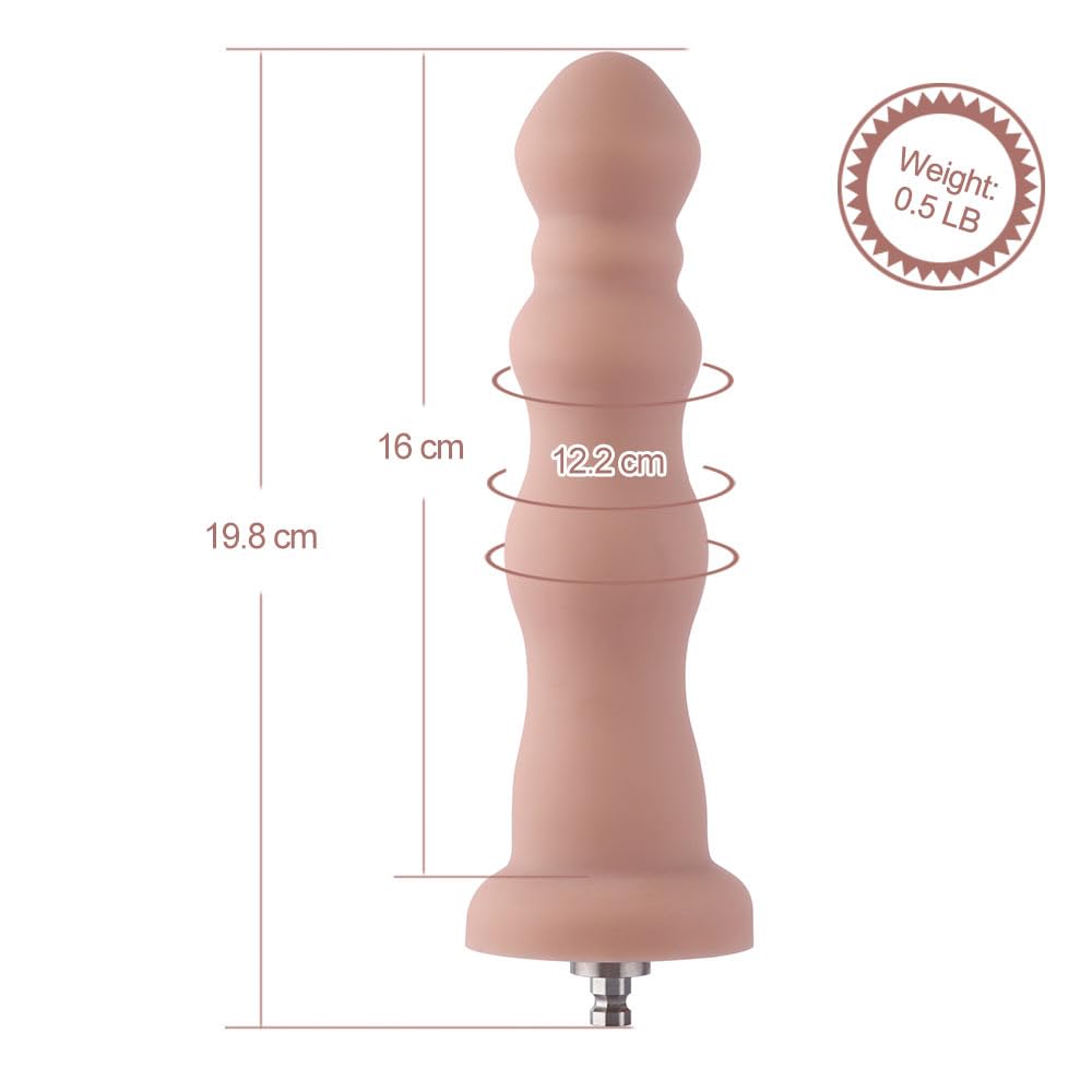 Premium Hismith 18cm Anal Plug for Sex Machines - KlicLok System, Silicone Butt Plug for Women & Men - Perfect for Couples Play, BDSM, and Machine-Assisted Anal Stimulation