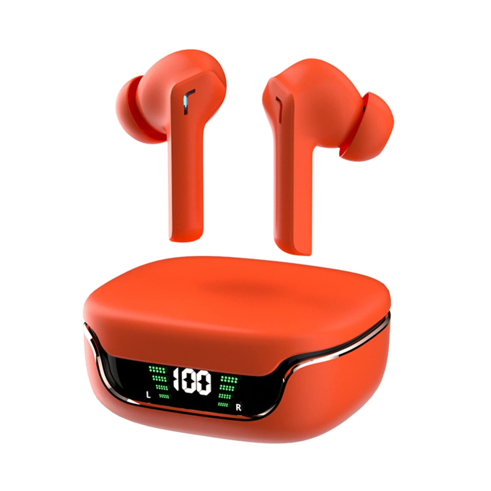 PX6 Wireless Bluetooth 5.2 Earbuds with Active Noise Cancelling, Touch Control & IPX6 Waterproof - Hi-Fi Stereo Gaming Headphones for Workout, Travel & Online Meetings