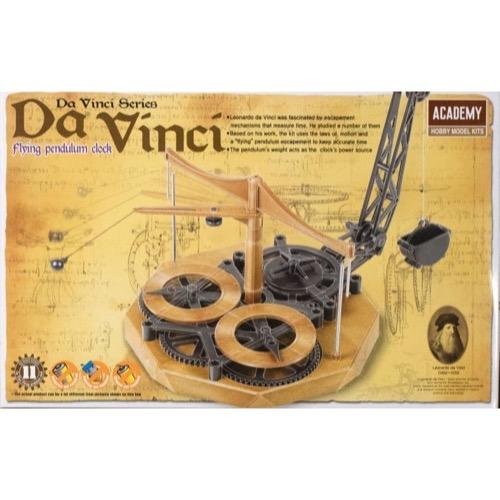 Academy 18157 DaVinci Flying Pendulum Clock - Wooden Mechanical Model Kit for Adults & Teens - DIY Home Office Decor & STEM Educational Gift for Science Enthusiasts