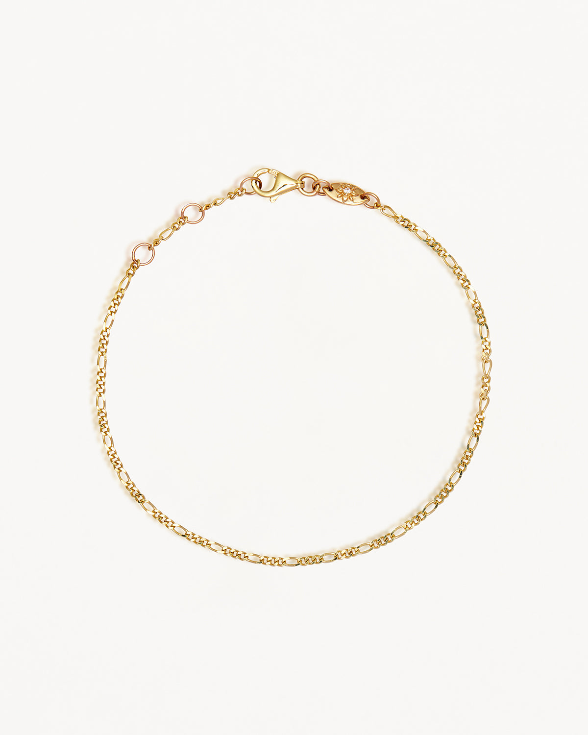 9K Solid Gold Figaro Chain Bracelet for Men & Women - Durable & Elegant Jewelry Gift for Birthday, Anniversary & Special Occasions