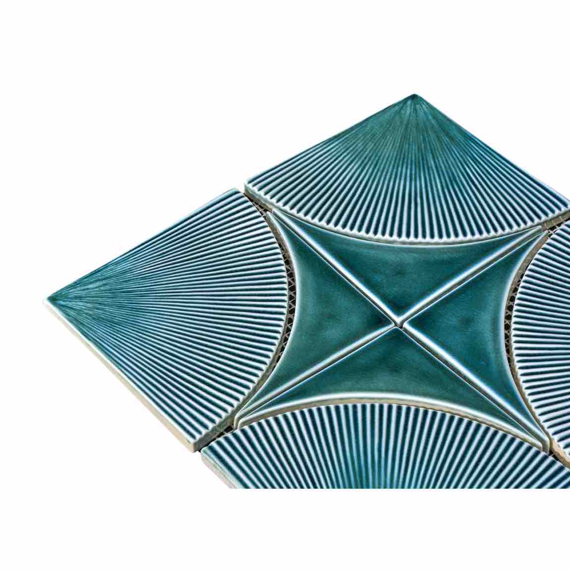 Recycled Crackled Glass Mosaic Tile - Blue 12x12 Inch - Eco-Friendly Backsplash & Bathroom Wall Tile for Kitchen, Shower, and Pool Designs