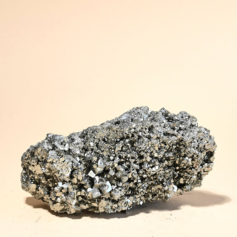 Natural Pyrite Cluster - 4lbs Raw Mineral Specimen for Home Decor, Crystal Healing & Collection | Perfect for Display, Meditation & Gifts