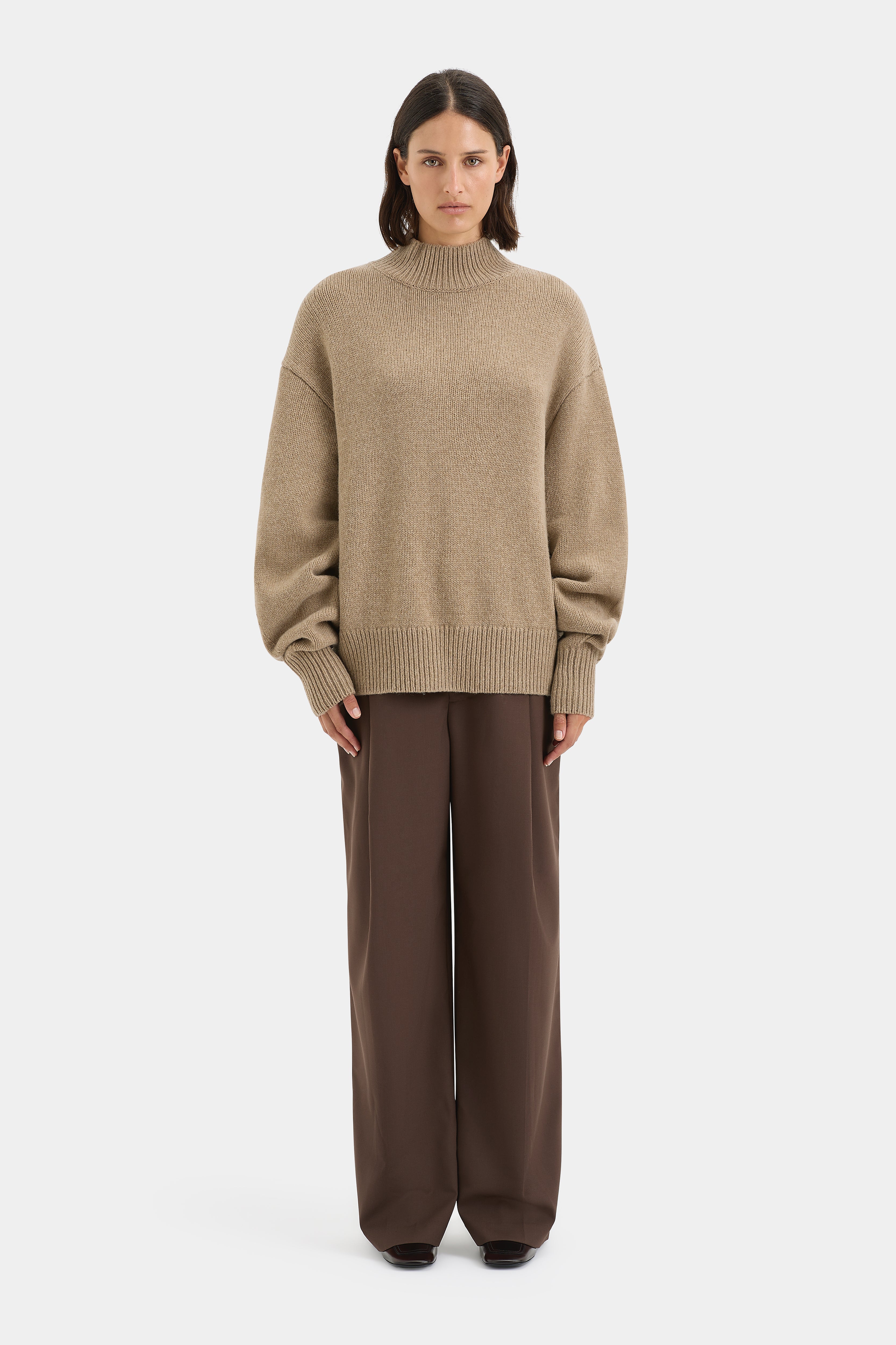 Teatro Oversized Sweater Women's Cozy Knit Pullover - Perfect for Fall Layering, Casual Outfits & Coffee Dates