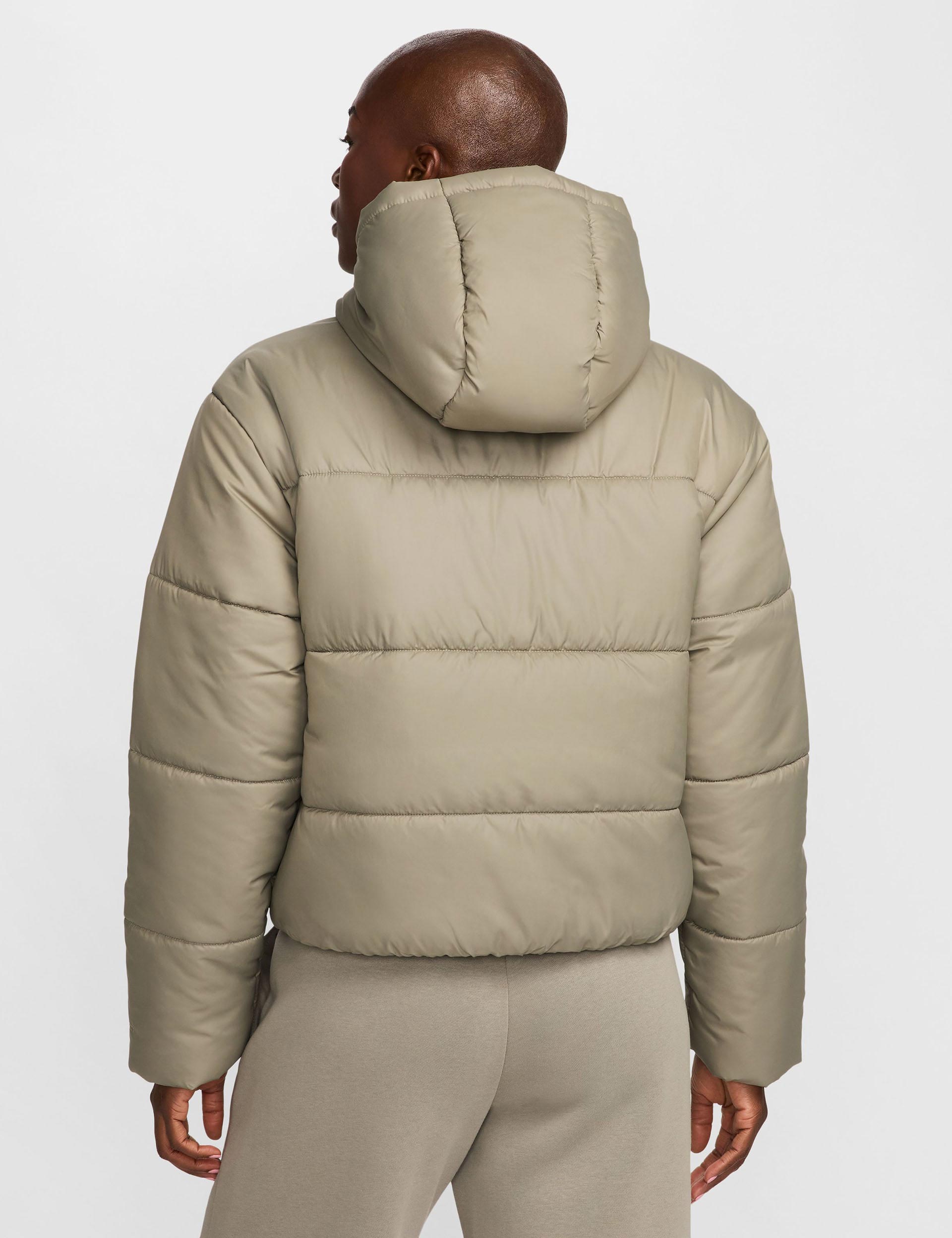 Classic Puffer Therma Fit Hooded Jacket - Light Army/White | Winter Sports & Outdoor Activities | Men's & Women's Sportswear