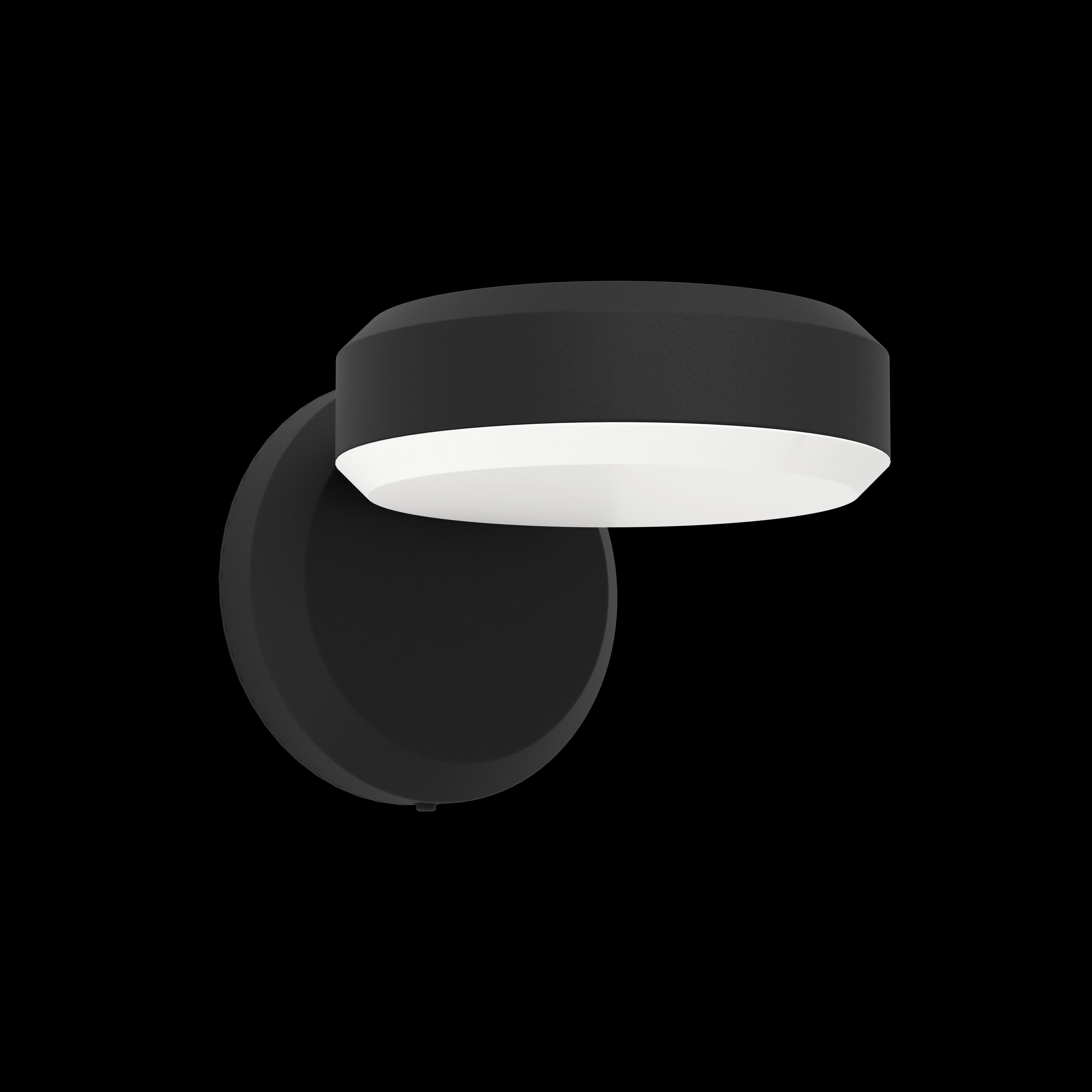 Eglo Fornaci IP54 Black LED Outdoor Wall Light - Waterproof Exterior Lighting for Patio, Garden, and Porch - Modern Dusk to Dawn Security Light