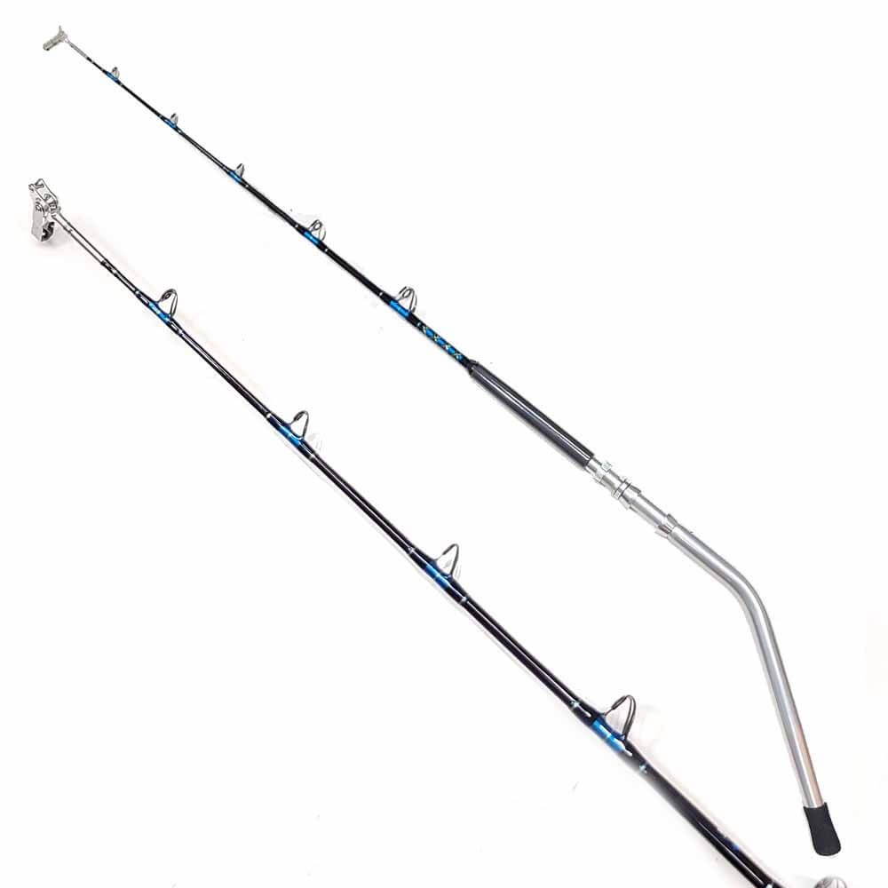 Capt. Harry's 6FT Deep Drop Fishing Rod - Heavy Duty Saltwater Offshore Trolling Rod for Deep Sea Fishing - Perfect for Catching Grouper, Snapper & Bottom Fish
