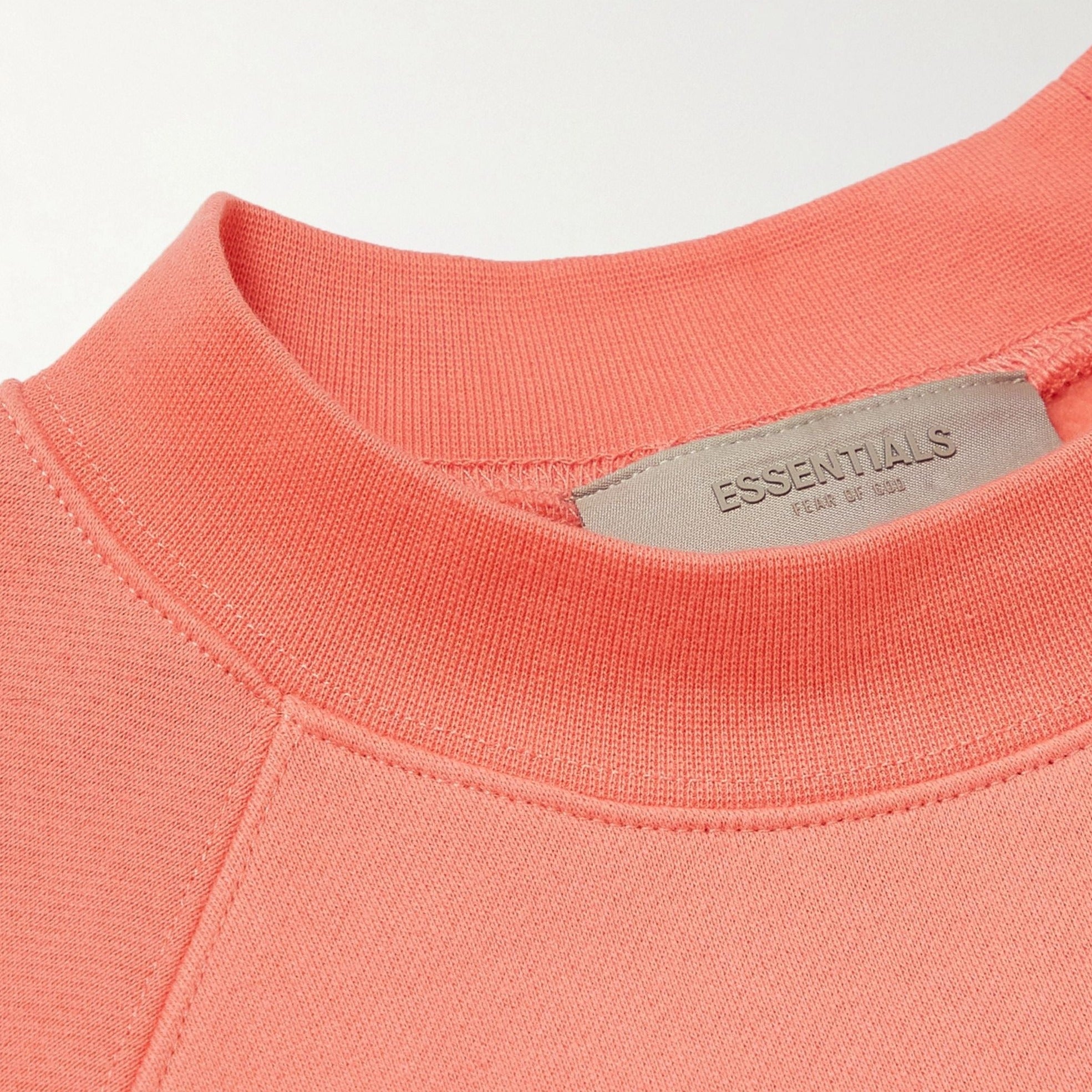 Fear of God Essentials Coral Sweatshirt for Men - Oversized Streetwear Hoodie | Perfect for Casual Outfits, Gym Wear & Urban Fashion