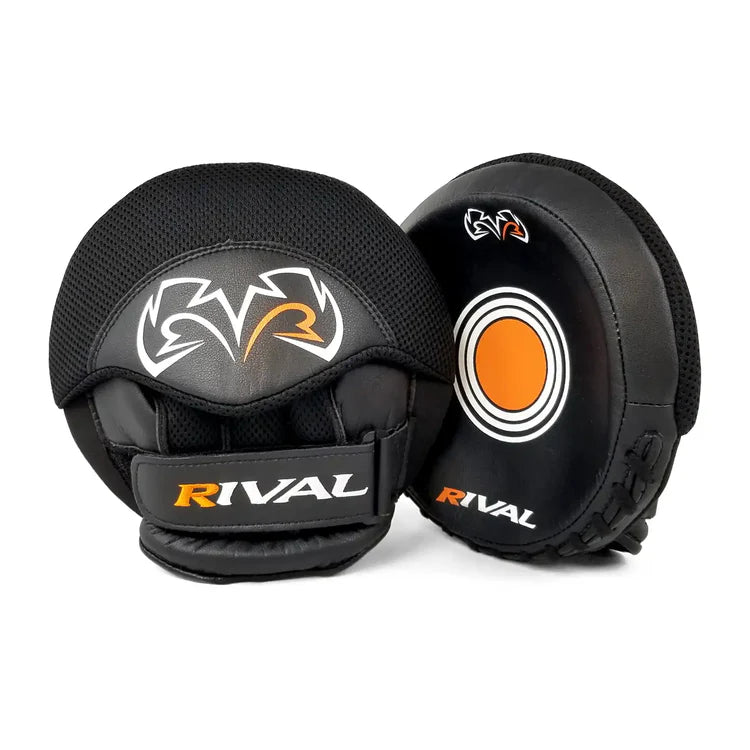 RIVAL RPM5 PARABOLIC PUNCH MITTS 2.0 - Premium Boxing Training Mitts for Speed & Accuracy - Perfect for Boxing, MMA, and Kickboxing Training Sessions