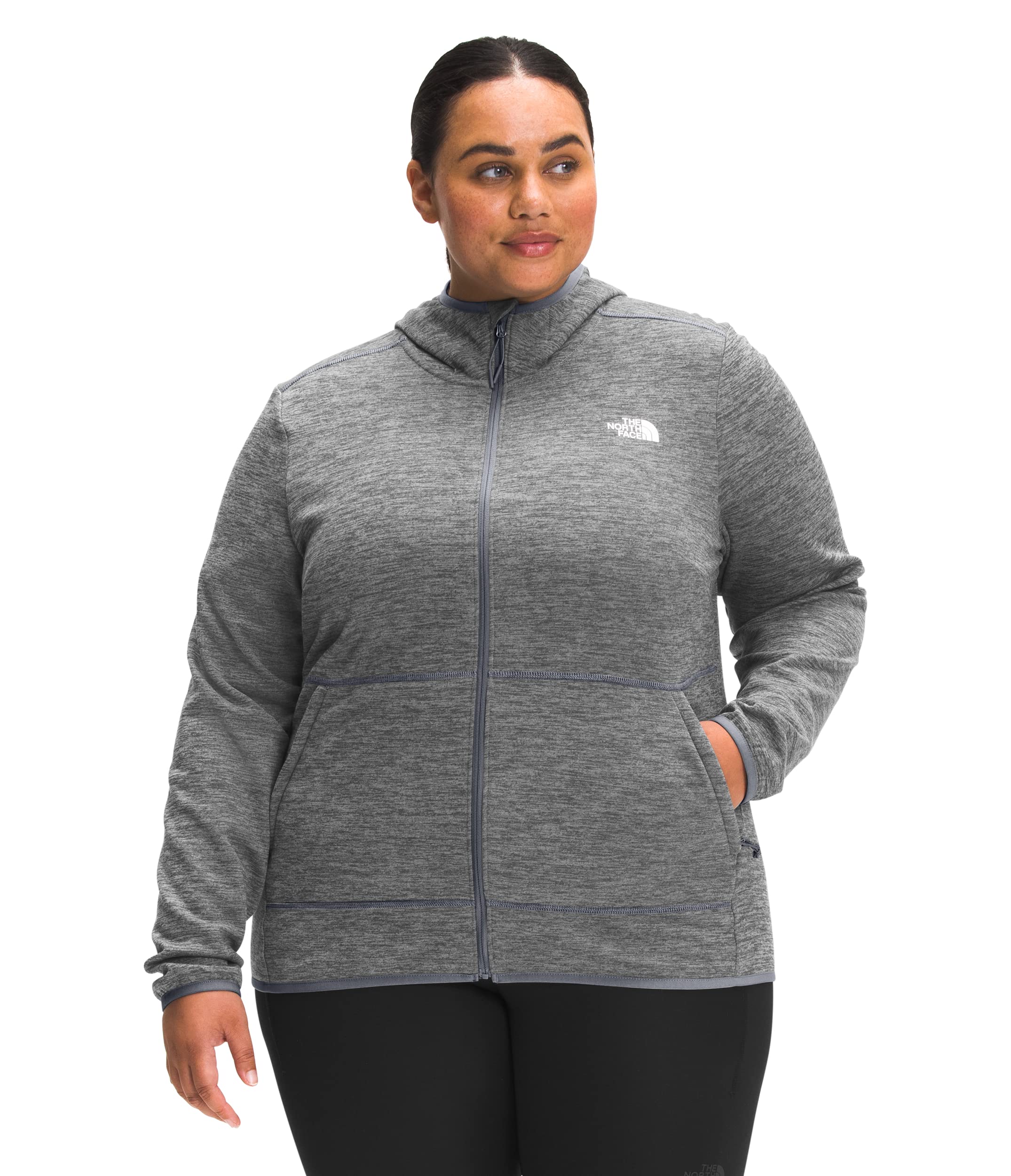The North Face Canyonlands Hoodie for Men & Women - Lightweight Water-Resistant Fleece Jacket for Hiking, Camping & Outdoor Adventures