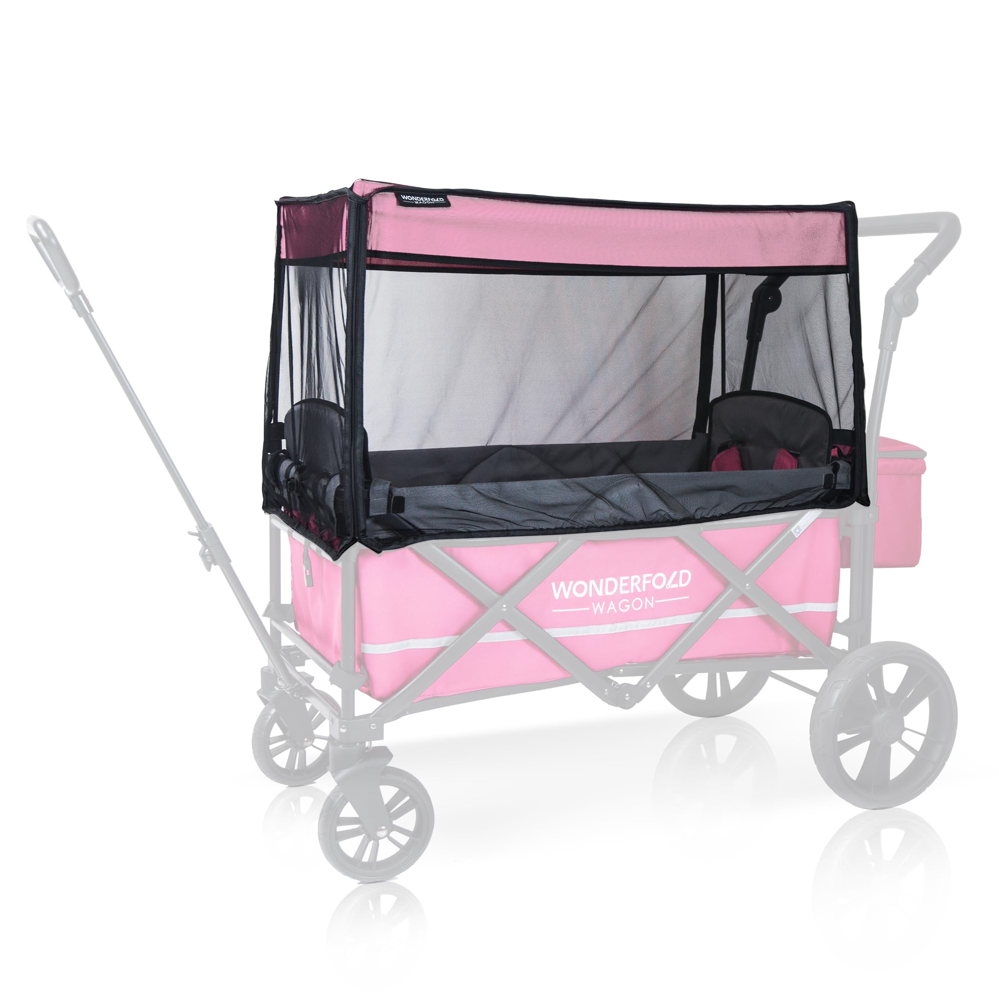 Wonderfold Stroller Wagon Mosquito Net with Zippered Entrance - Easy Installation, Insect Protection for X2 & X2M Models - Perfect for Outdoor Walks, Park Visits, and Camping Trips