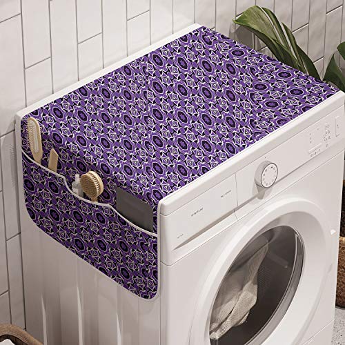 Violet Dark Purple and White