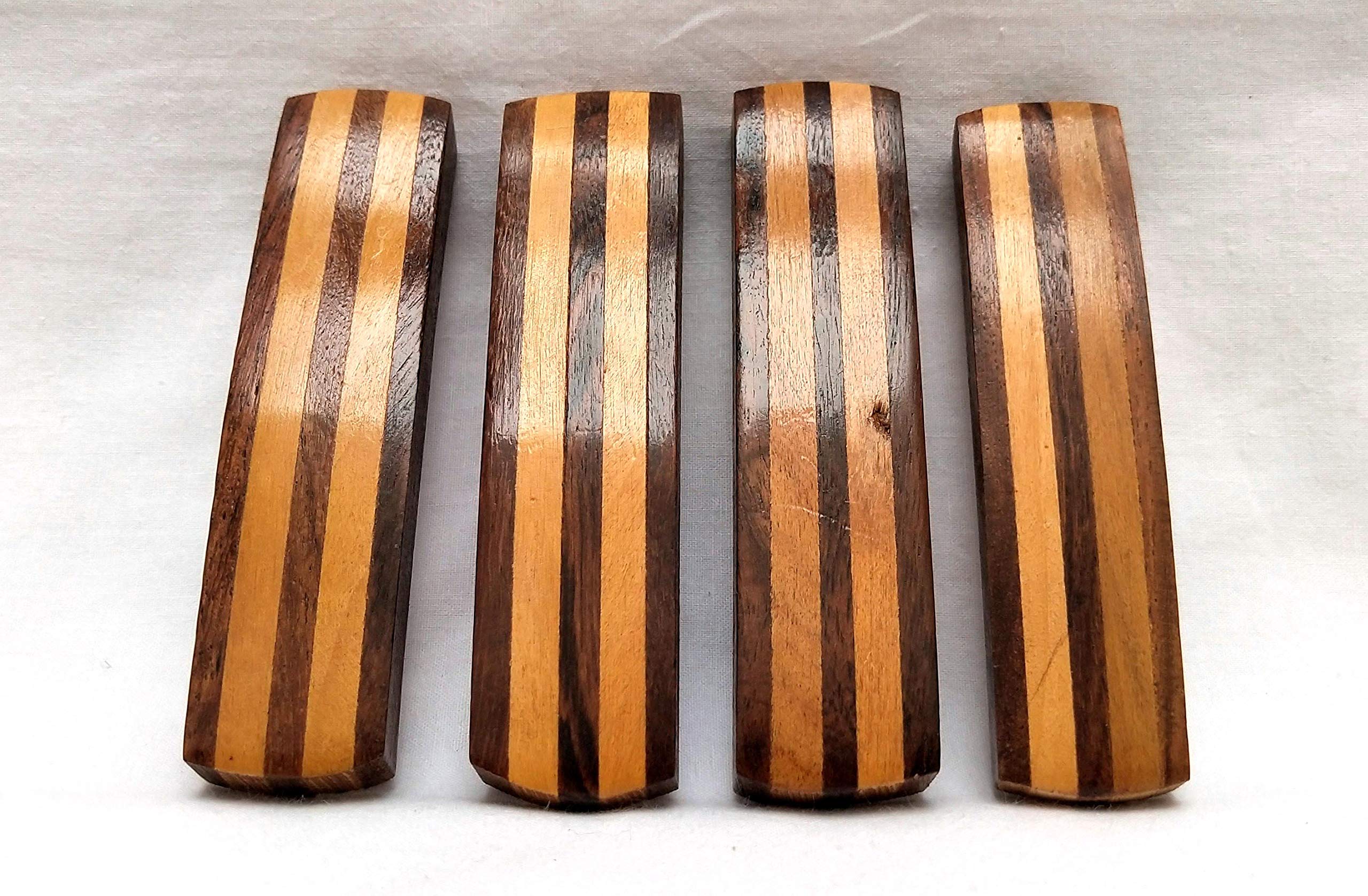 Master Arts Wooden Hair Clips - 4pcs Shisham Wood Hairpins for Women & Girls