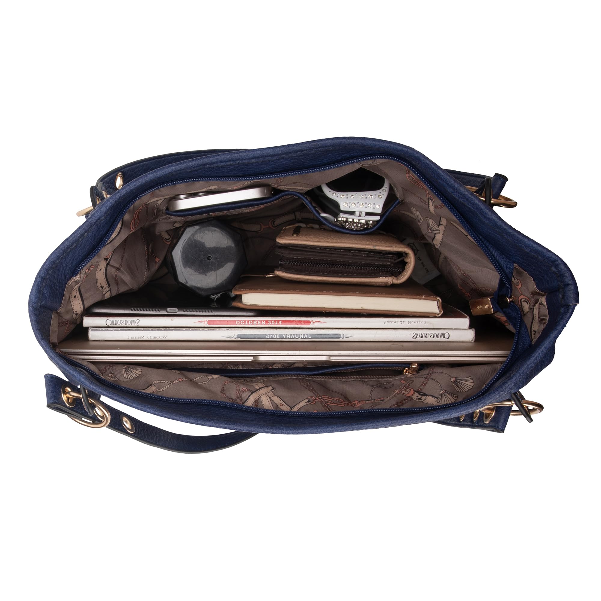 Montana West Large Tote Bag for Women - Stylish Leather Shoulder Purse & Handbag - Perfect for Work, Travel & Everyday Use