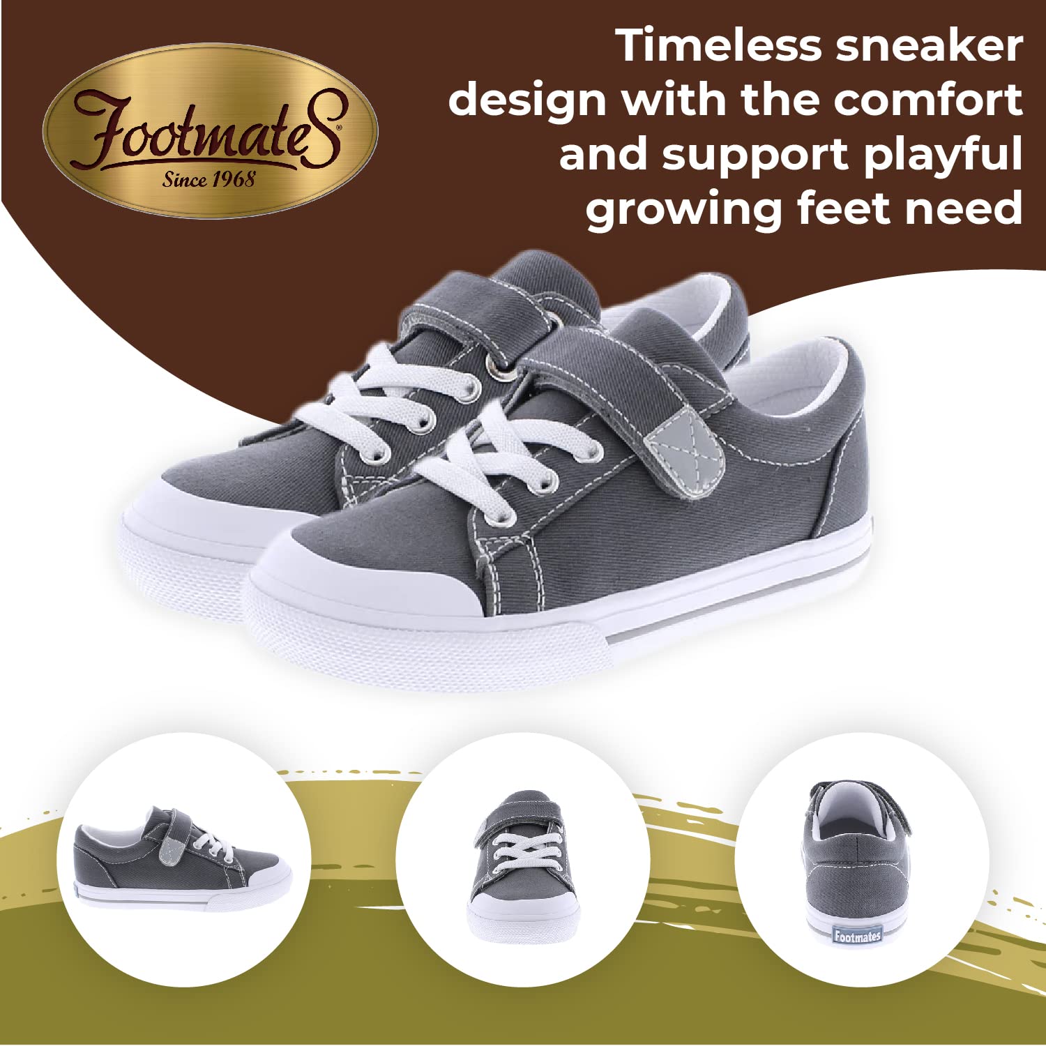 FOOTMATES Baby Boys Jordan Sneakers for Infant Toddler Little Kid - Comfortable Athletic Shoes for Playtime, School & Everyday Wear
