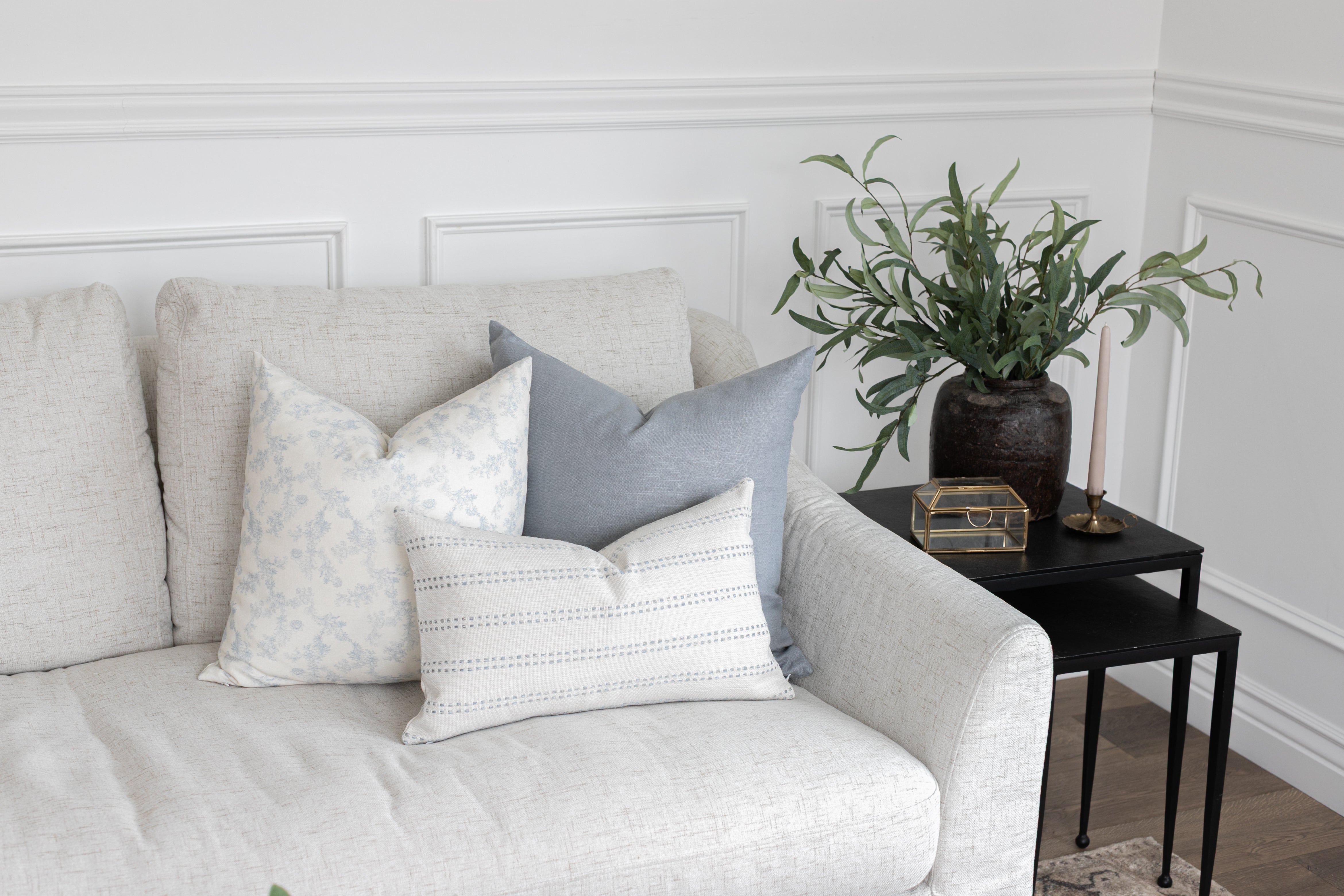 Premium Charlotte Pillow Cover - Soft & Stylish Decorative Pillowcase for Living Room, Bedroom, Sofa - Home Decor Accent for Comfort & Elegance