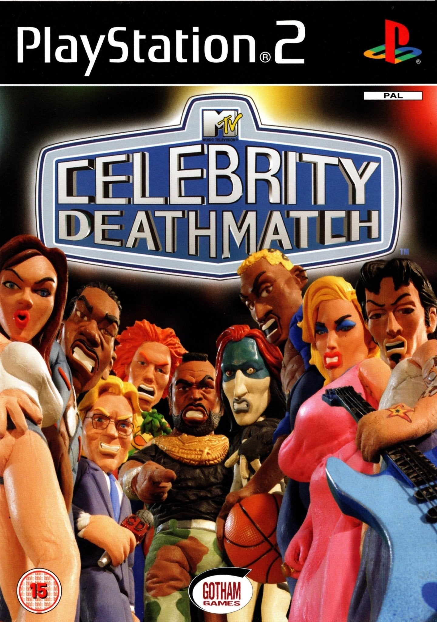 Celebrity Deathmatch MTV PlayStation 2 PS2 Game - PAL Version | Classic Fighting Video Game for PS2 Console | Perfect for Retro Gaming Nights & Collectors