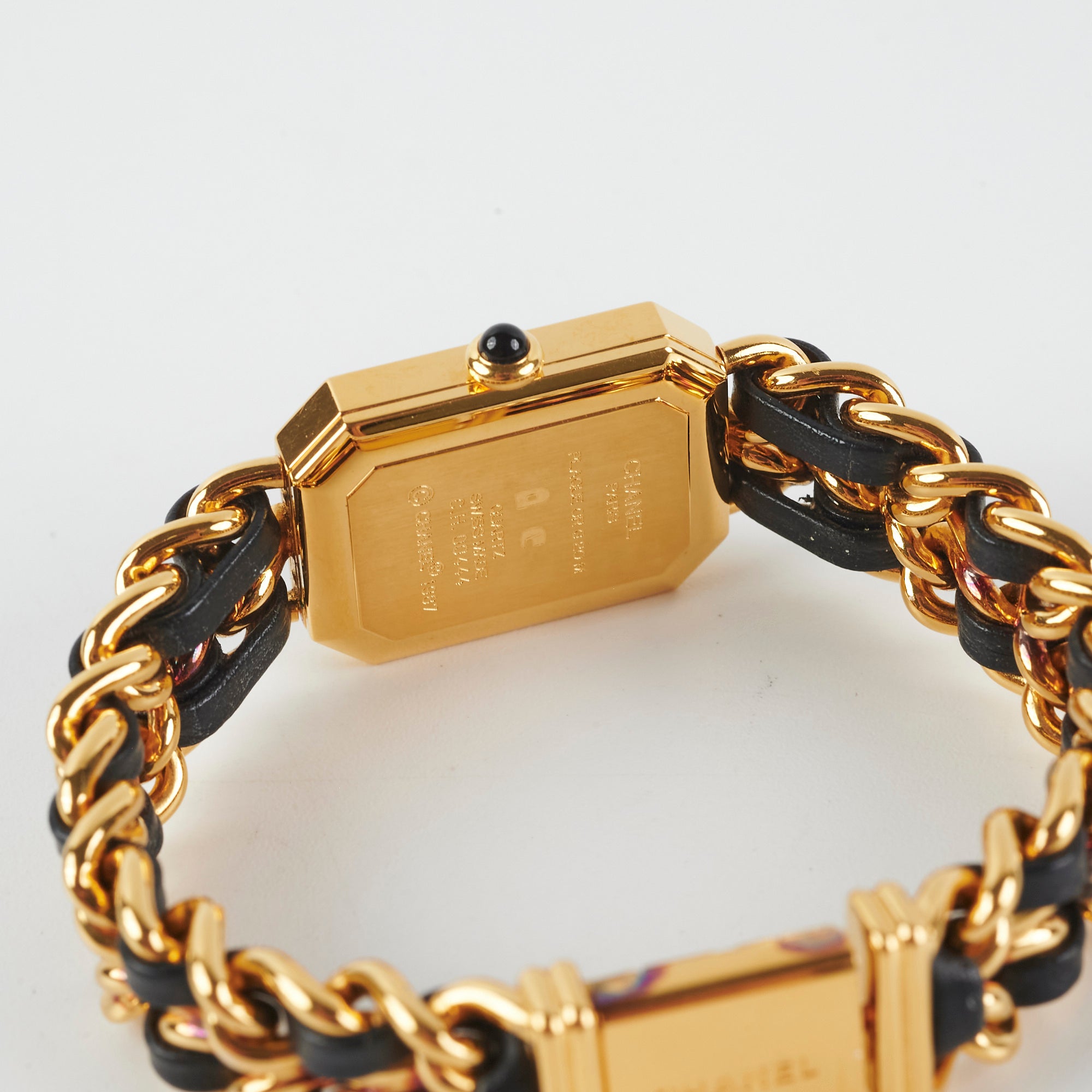 Chanel Premier Medium Black Gold Luxury Watch for Women - Elegant Dress & Formal Occasions