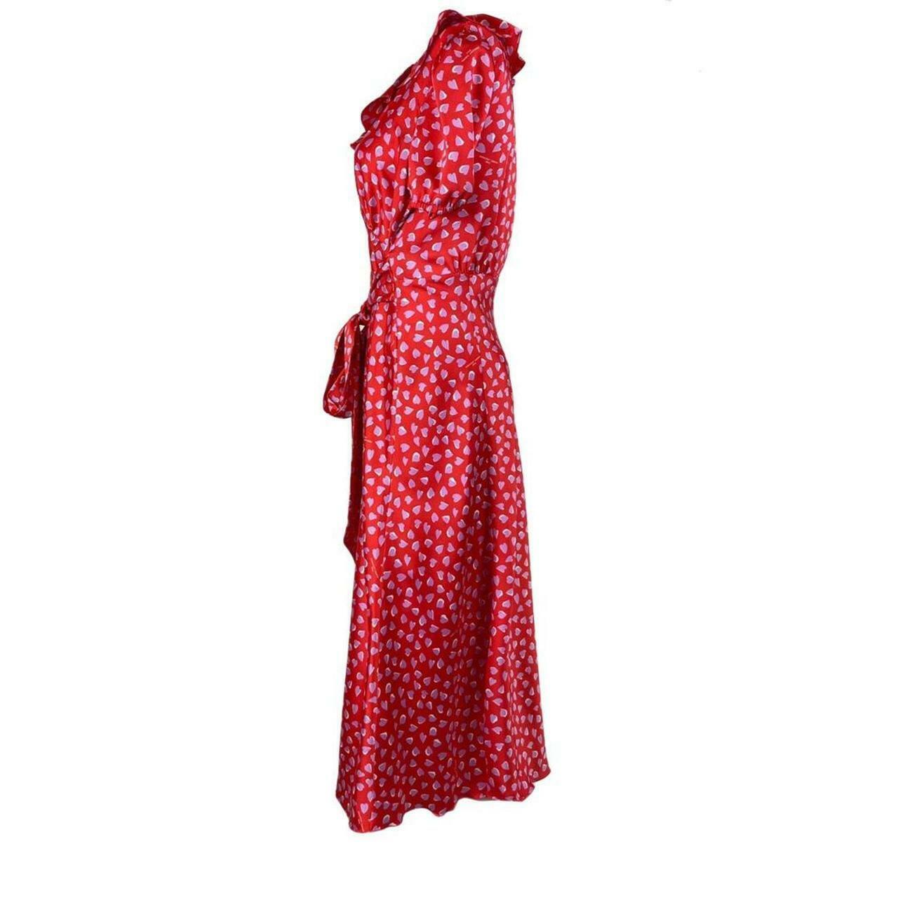 Marc Jacobs The Love Red Heart Print Dress - Women's Size US6 (UK10) | Flirty & Romantic Valentine's Day Outfit for Date Night & Special Occasions