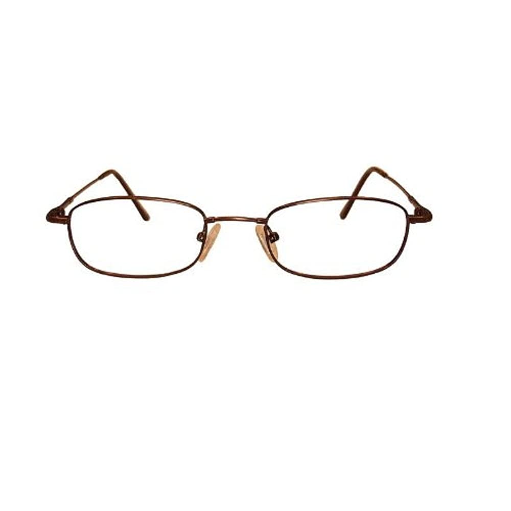 Multi-View Computer Reading Glasses with Titanium Frame - Model 25 Matte Coffee +2.0 Strength - Perfect for Office Work, Reading & Screen Time