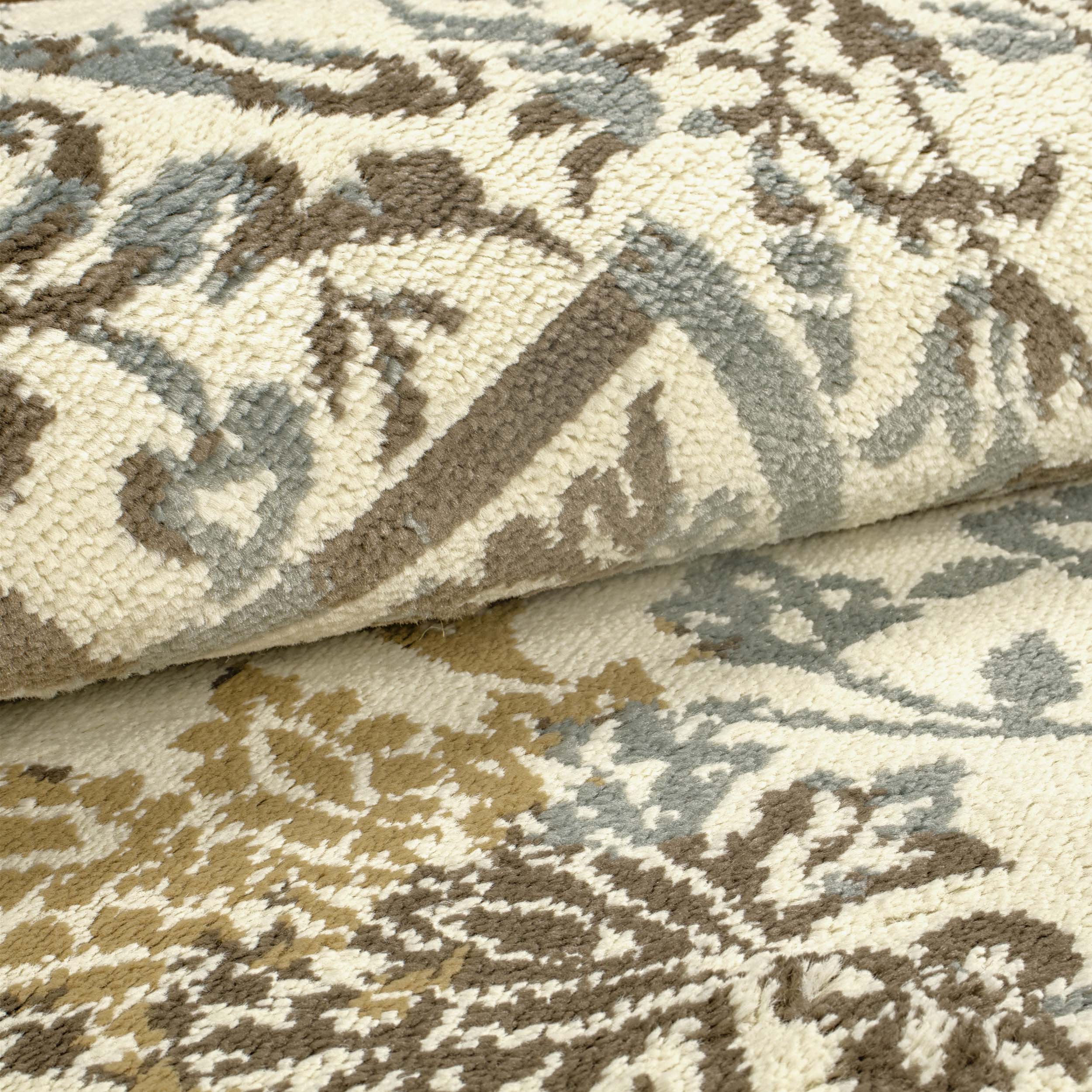 Ariza Transitional Floral Indoor Area Rug - Non-Slip Soft Living Room Carpet Runner for Bedroom, Hallway, Entryway - Home Decor Floor Mat
