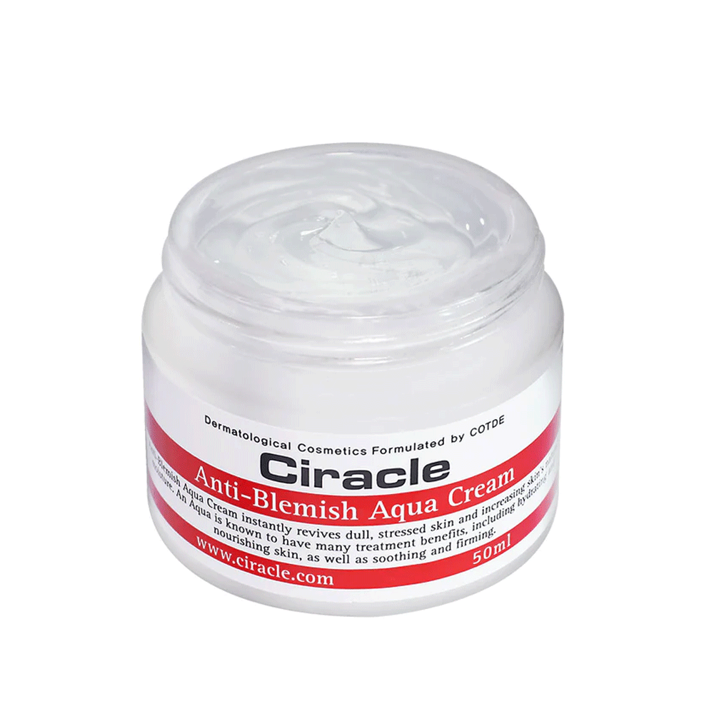 Ciracle Anti Blemish Aqua Cream 50ml - Hydrating Acne Treatment for Clear Skin | Perfect for Daily Skincare Routine & Blemish-Prone Skin