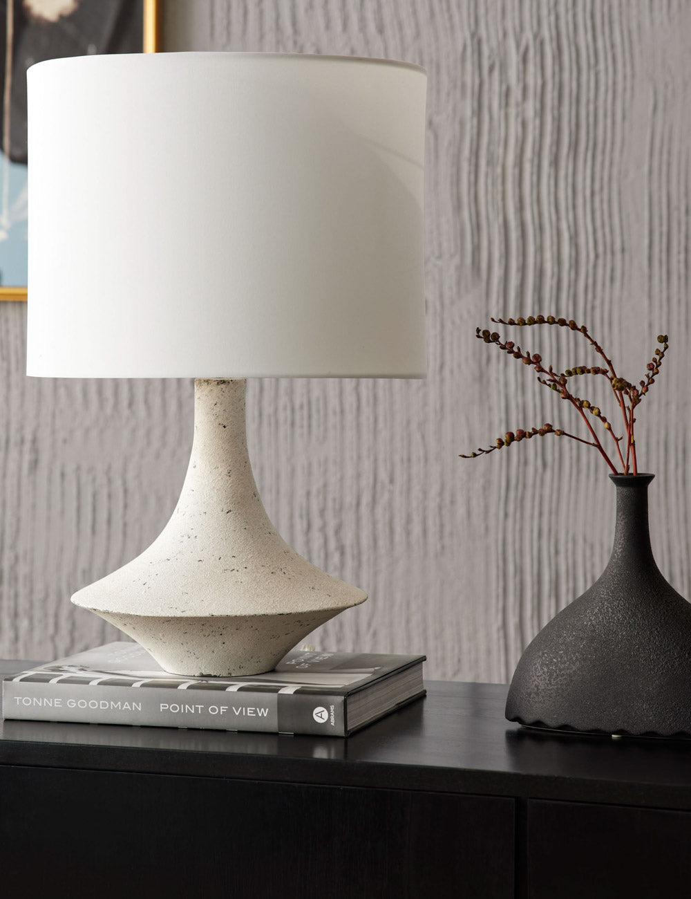 Coulwood Modern Table Lamp - Stylish Bedside & Desk Lighting for Home & Office - Perfect for Reading, Working & Decor