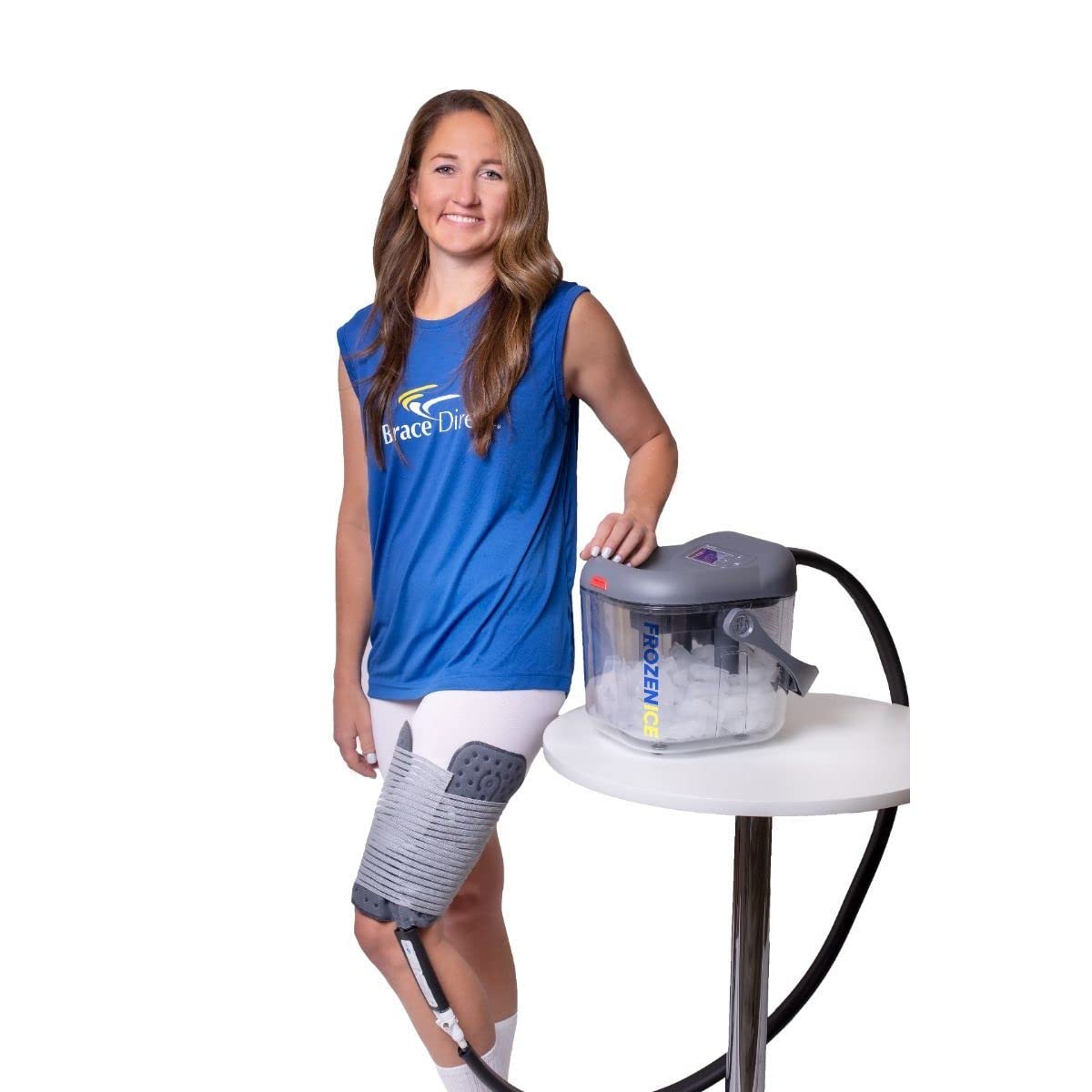 Frozen Ice Circulation Therapy Machine for Shoulder, Knee, Ankle & Back Pain Relief - Post Surgery Recovery, Cryotherapy for Joint Pain, Sore Muscles & Inflammation - Ideal for Athletes, Post-Workout Recovery & Tendonitis Treatment
