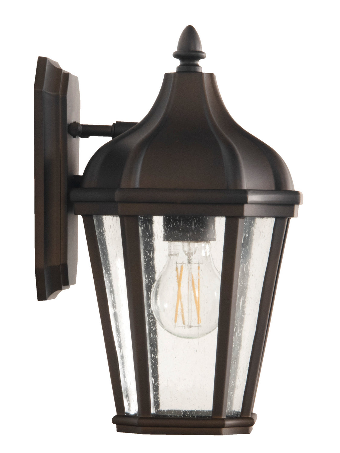 Briarwick Dark Coffee One Light Outdoor Wall Mount Sconce - Perfect for Porch, Patio, and Garden Lighting