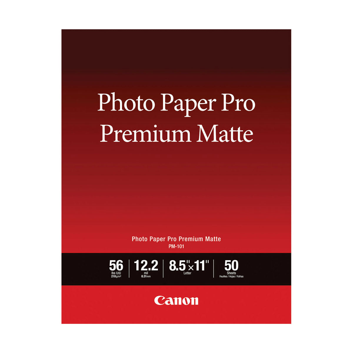 Canon Pro Premium Matte Photo Paper 8.5x11 Inches - 50 Sheets for Professional Printing, Photo Albums, and Art Projects