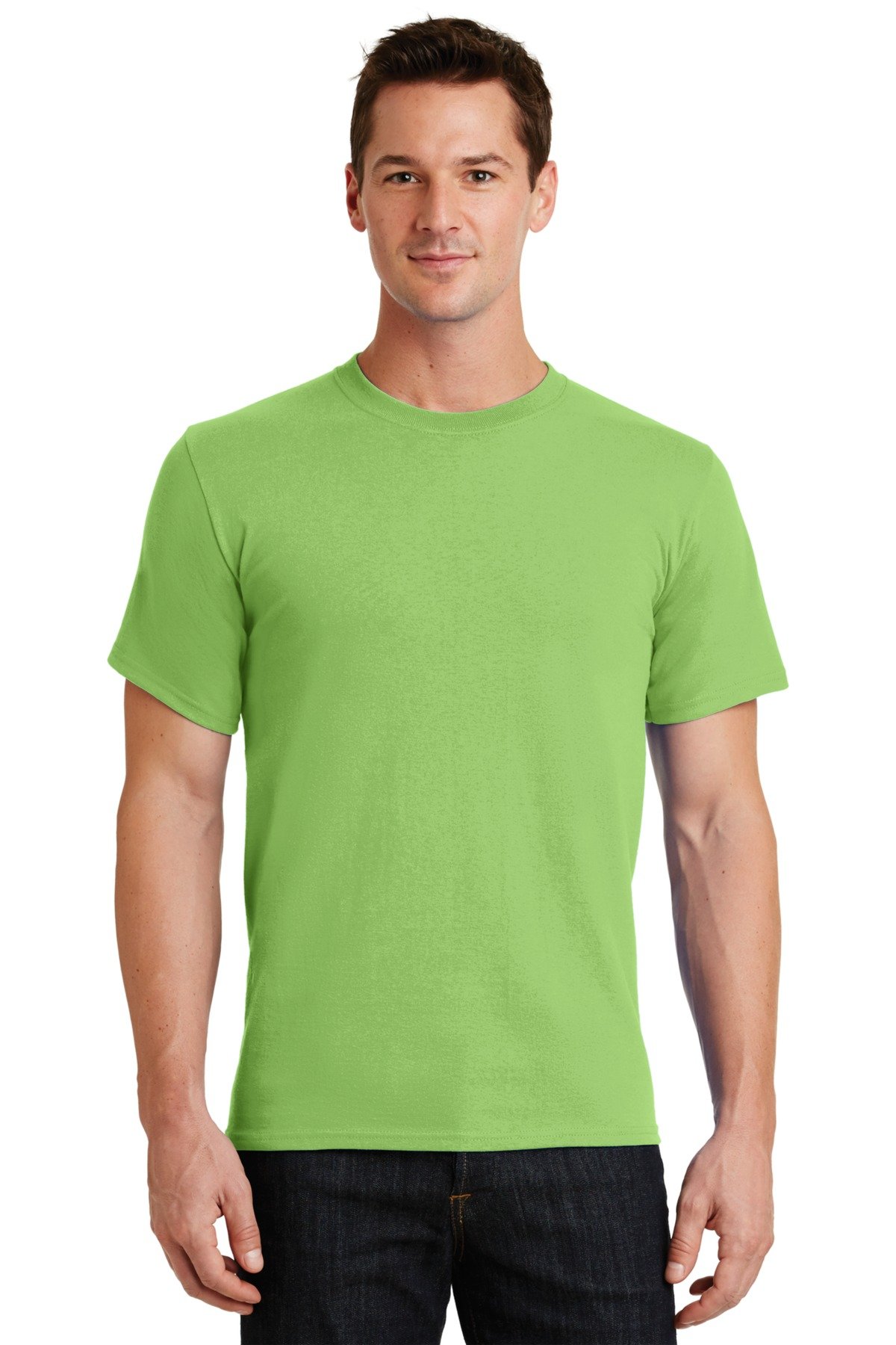 Port & Company PC61 Essential Crew Neck T-Shirt - Soft Cotton Men's & Women's Basic Tee for Casual Wear, Work Uniforms & Everyday Comfort