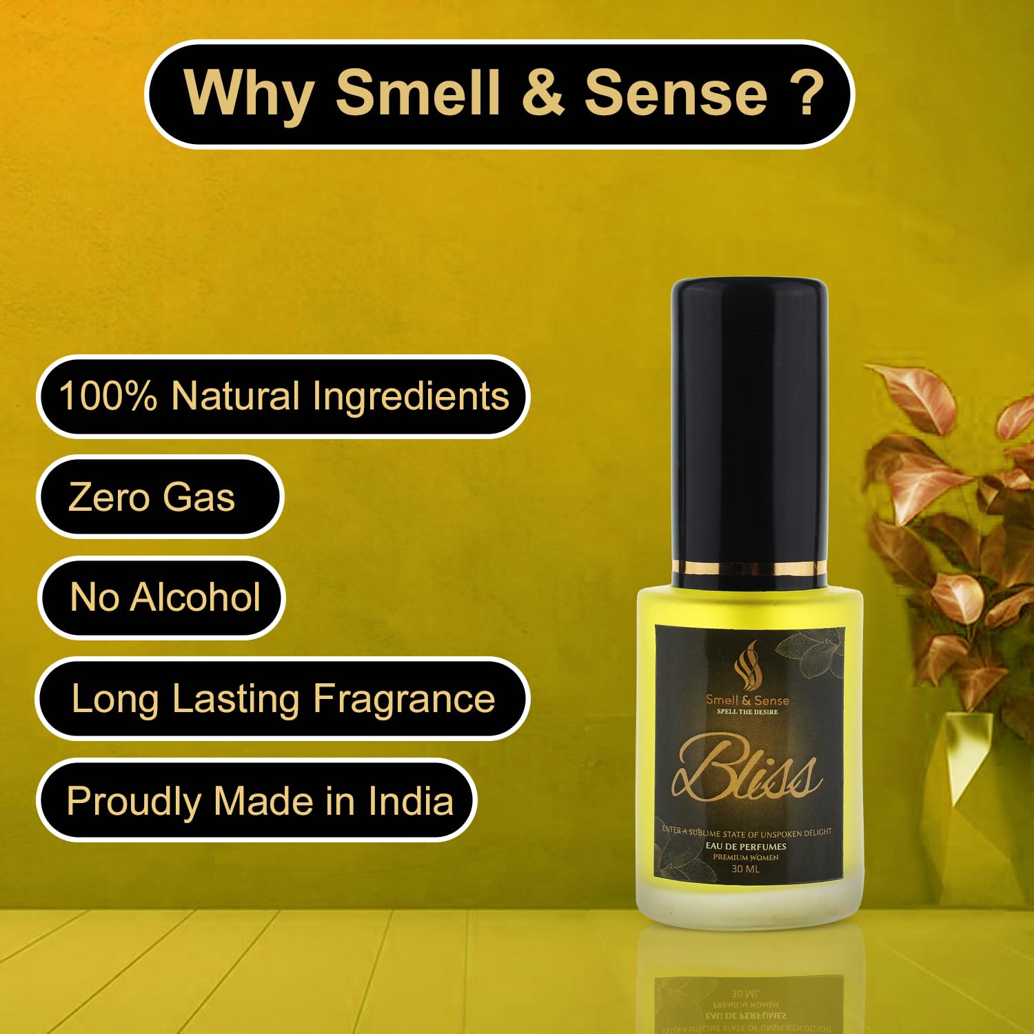 Premium Bliss Fresh Spicy Women's Perfume 30ml - Long Lasting Fragrance for Women | Perfect Gift for Her | Ideal for Date Nights, Office Wear & Special Occasions