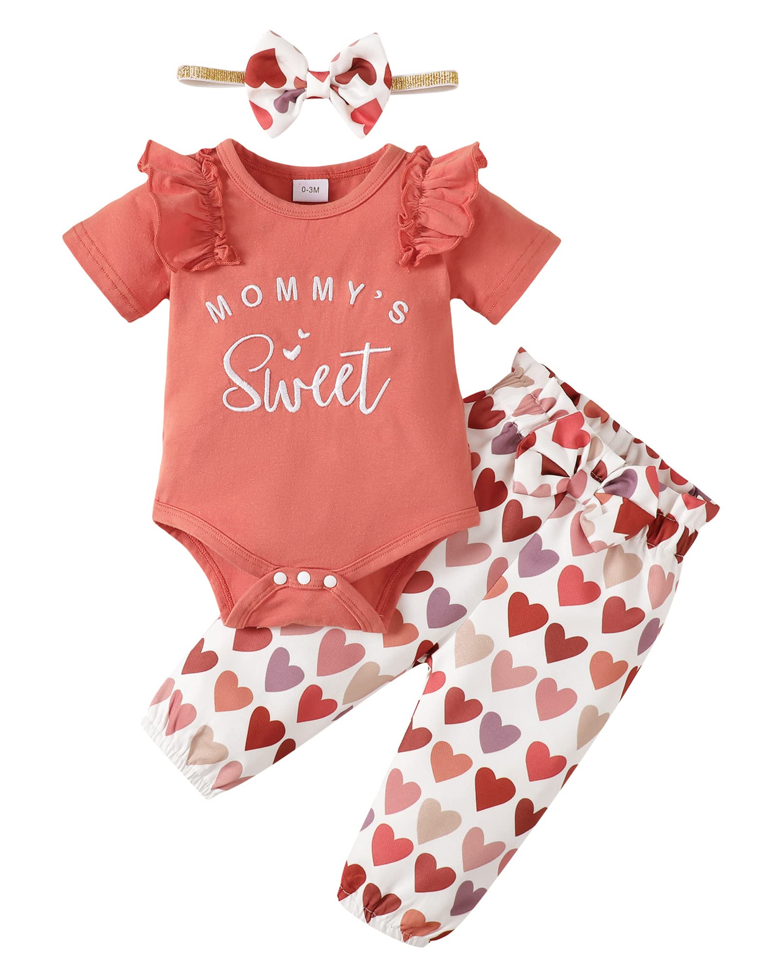 Newborn Baby Girl Clothes Set - Soft Long Sleeve Romper & Floral Pants Outfit for Infants | Cozy Fall Winter Baby Outfits | Perfect for Photoshoots, Family Gatherings & Daily Wear