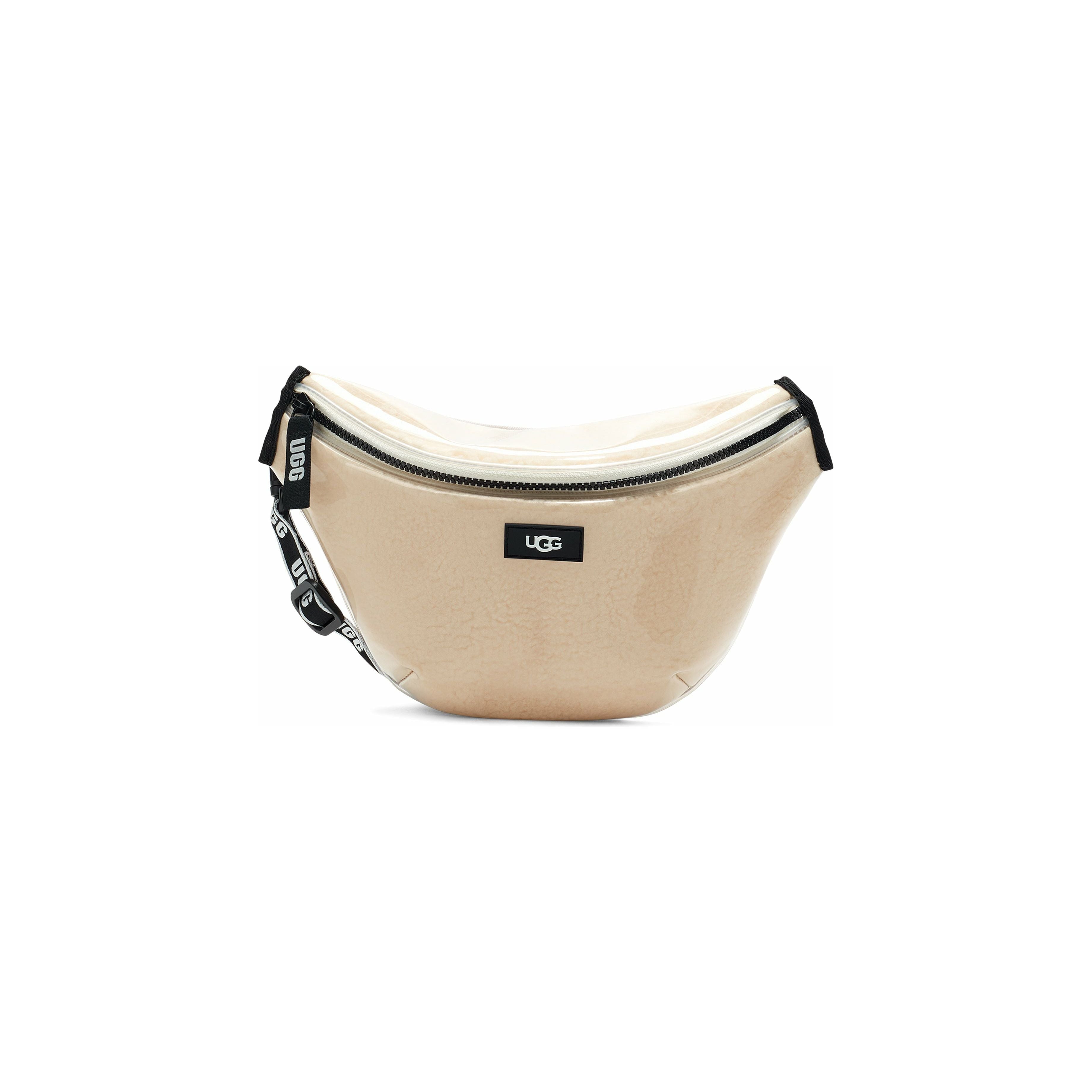 UGG Nasha Belt Bag - Clear Natural Waist Pack for Women | Fashionable Crossbody Fanny Pack for Travel, Running, and Everyday Use